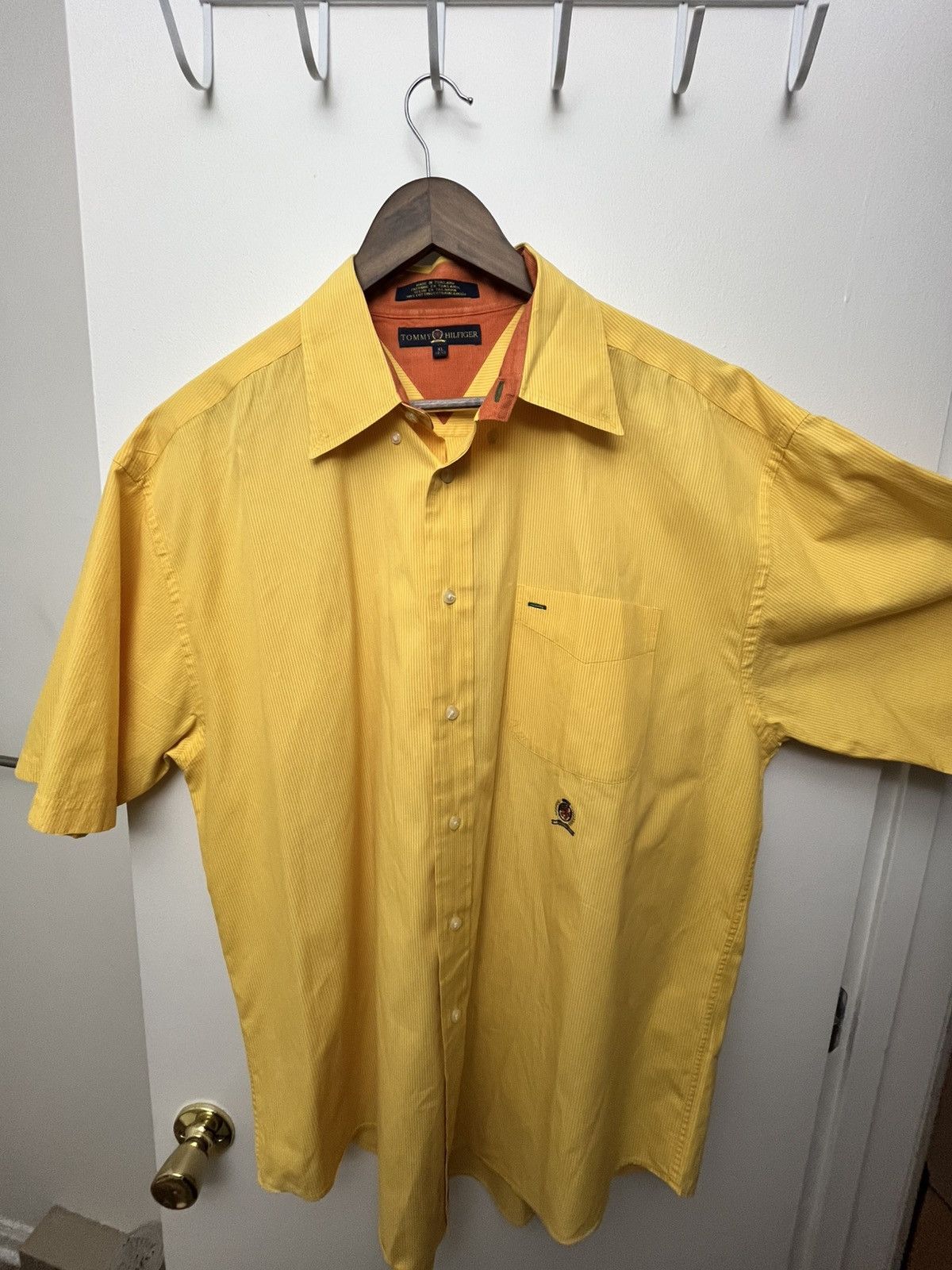 Tommy Hilfiger Tommy Hilfigure Vintage Shirt Size US XL / EU 56 / 4 - 1 Thumbnail