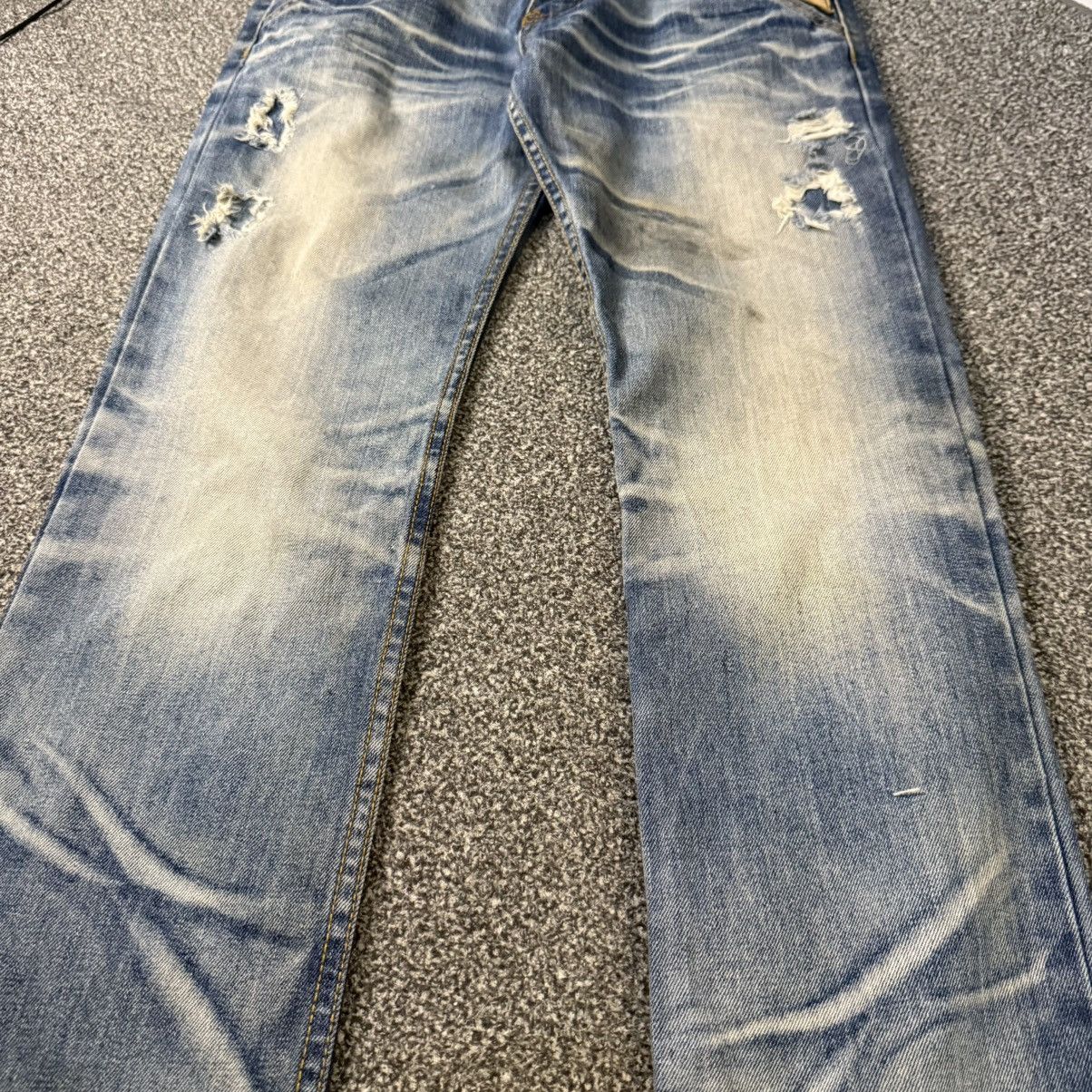Seditionaries 90s Japanese Ghost Brand Distressed Denim W31 Size US 31 - 4 Thumbnail