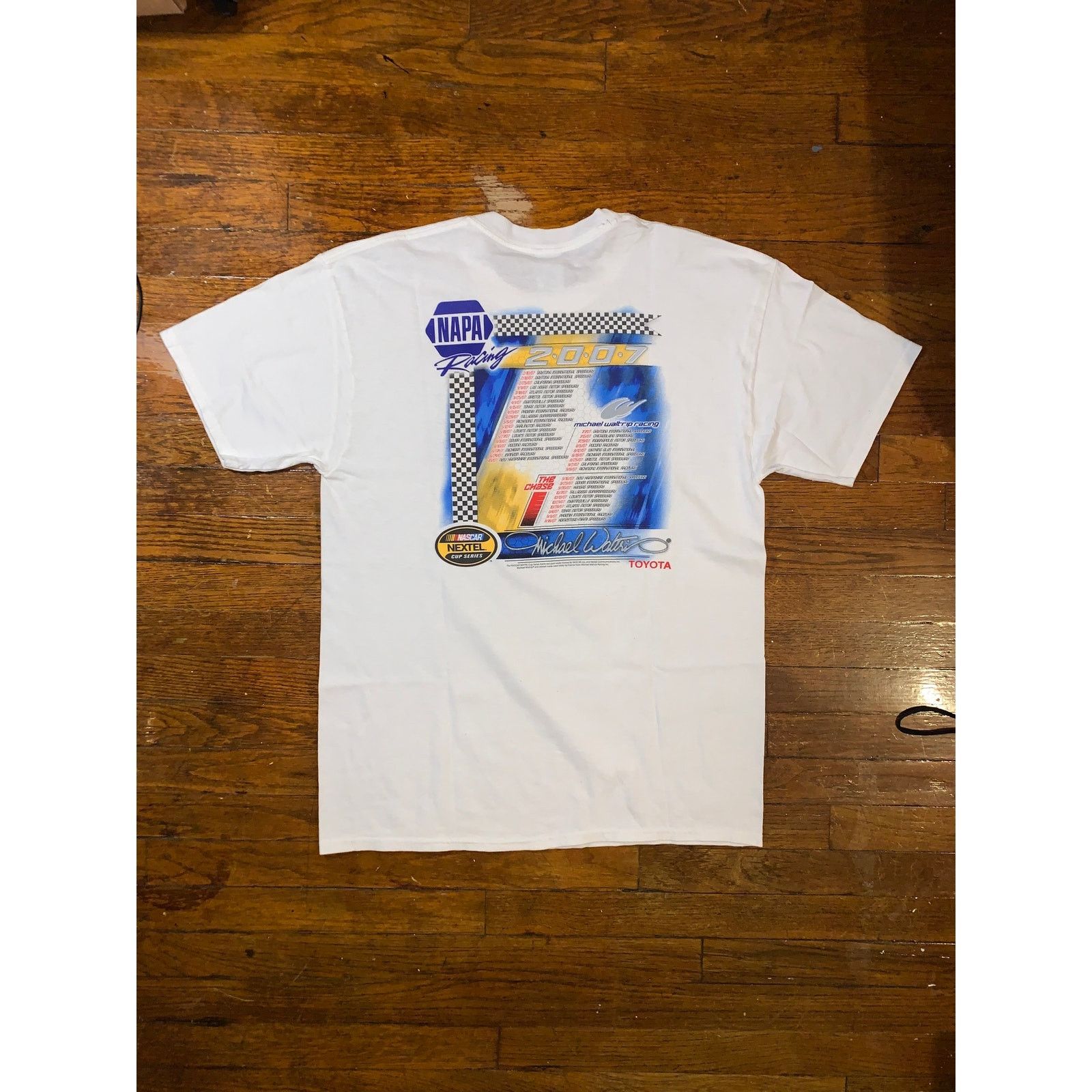 Jerzees NAPA Racing 2007 T Shirt Large White NASCAR Jerzees Racing Size US L / EU 52-54 / 3 - 3 Thumbnail