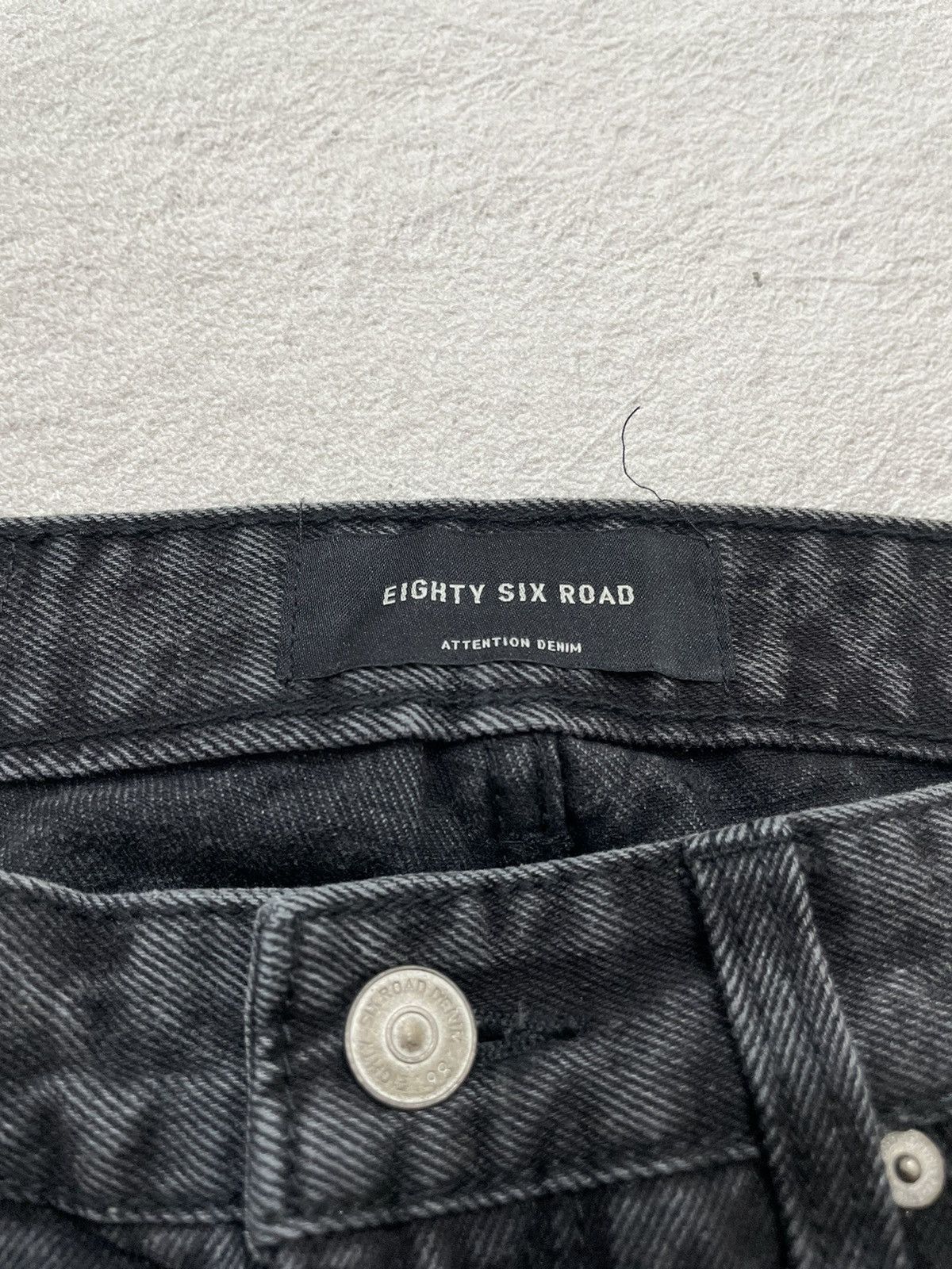 Japanese Brand 2000s Eight Six Road Washed Denim Size US 28 / EU 44 - 5 Thumbnail