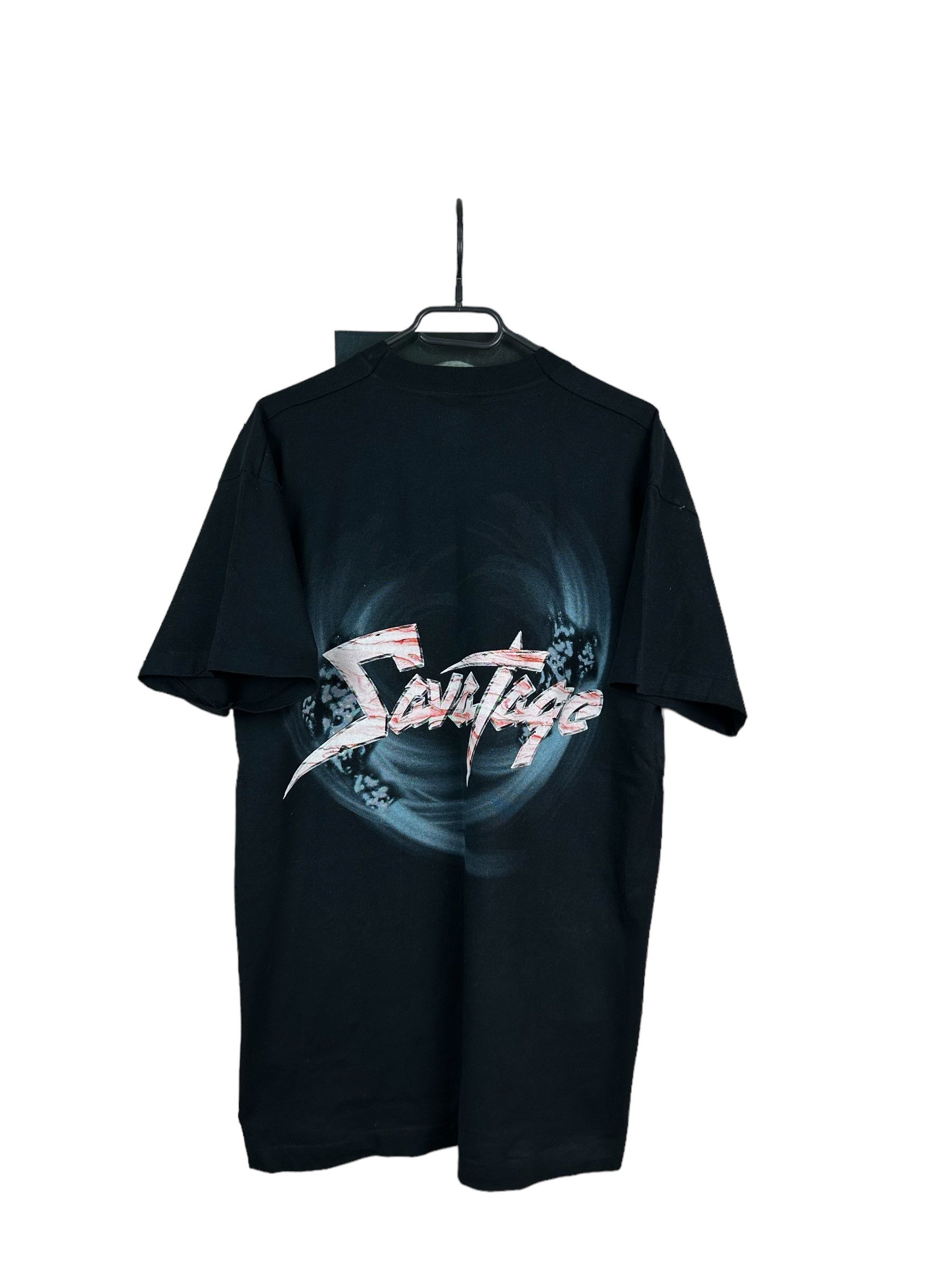 Band Tees × Vintage Vintage 90's Deadstock Savatage Band Shirt Metal Tee Rare Size US L / EU 52-54 / 3 - 11 Thumbnail