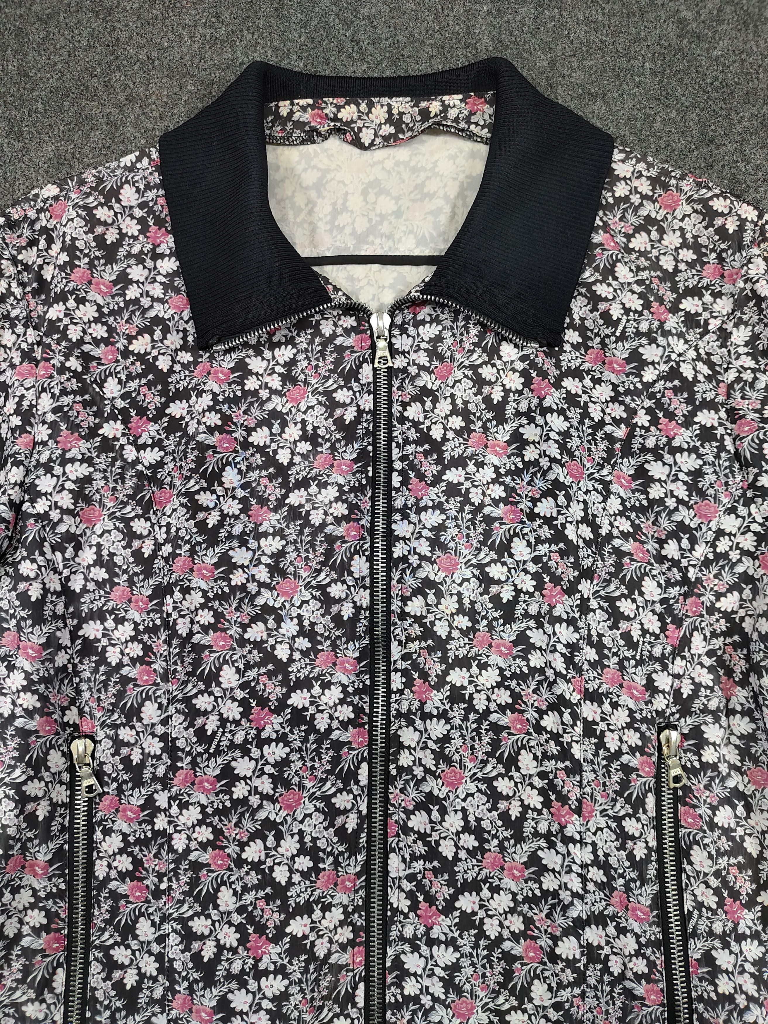 Japanese Brand 🇯🇵 Artisan 🇯🇵 by Five Fox Florals Graphic Cupra Jacket Size L / US 10 / IT 46 - 2 Thumbnail