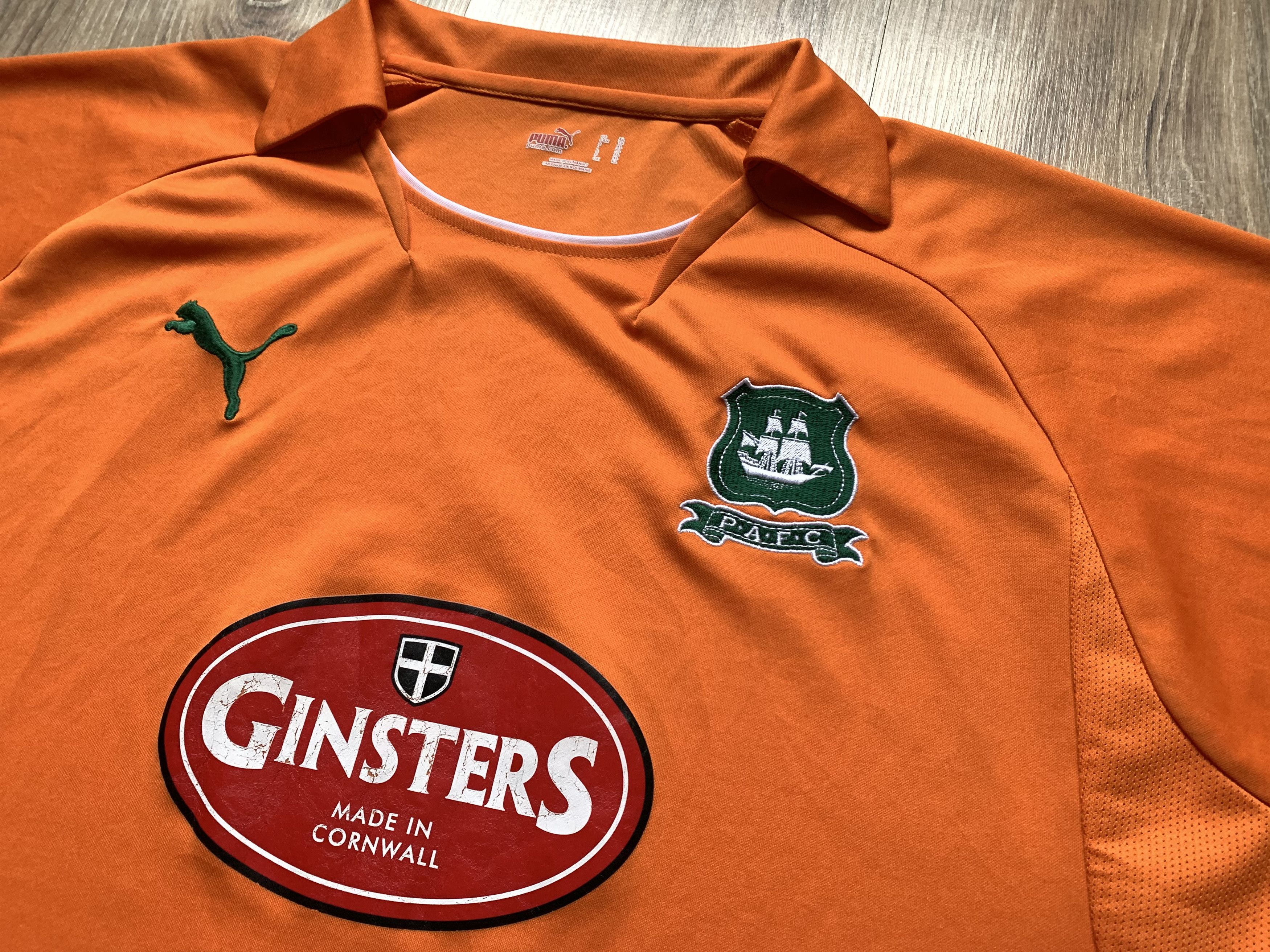 Puma × Vintage Vintage Puma Plymouth Argyle Away Football Shirt 2008-2009 Size US XL / EU 56 / 4 - 3 Thumbnail