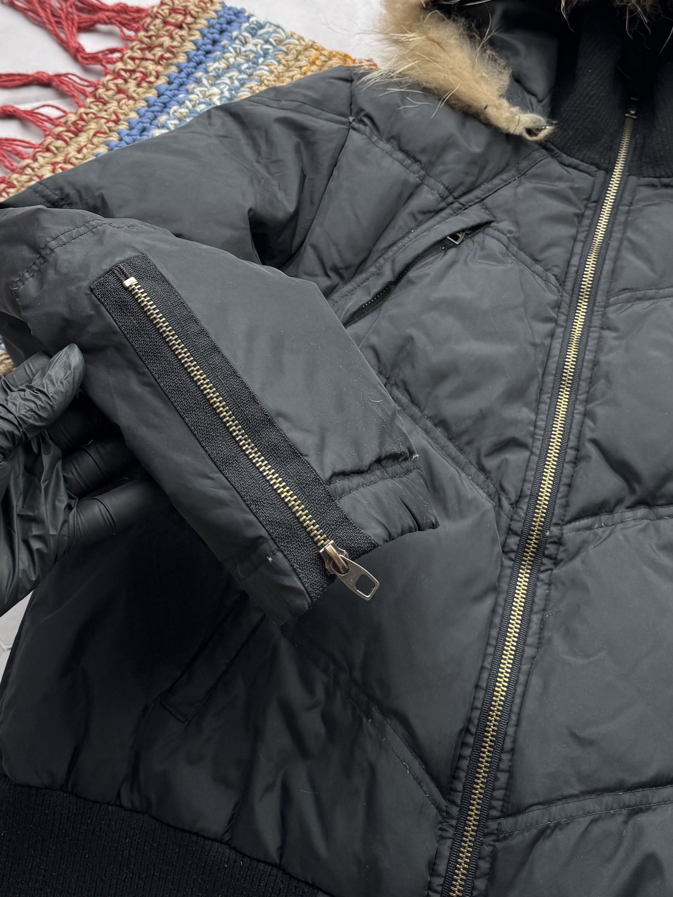 Japanese Brand Vintage Cropped Down Puffer Jacket (E4) Size M / US 6-8 / IT 42-44 - 4 Thumbnail