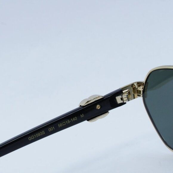 Gucci Gucci GG1593S 001 Sunglasses Endura Gold Oval Frame, Grey Size ONE SIZE - 10 Thumbnail