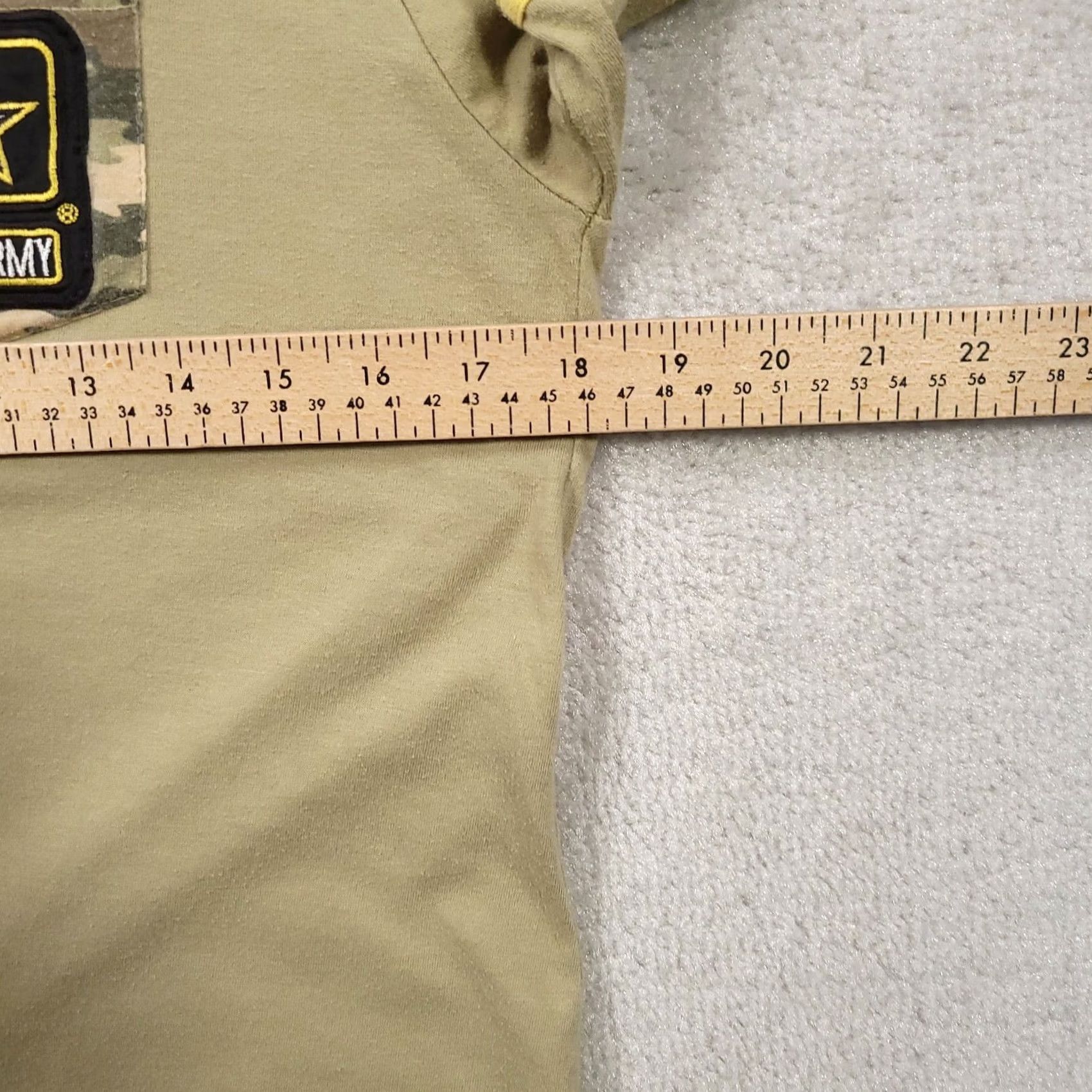 Vintage Womens US Army Green Shirt Small Camouflage Pocket Striped Sleeves T-Shirt Short Sleeve Crew Pullover Casual Size S / US 4 / IT 40 - 4 Thumbnail