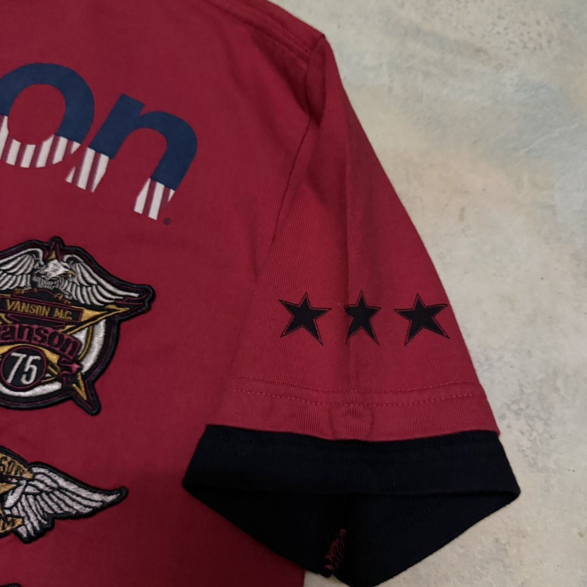 Vanson Leathers Vanson Leathers Full Patches T Shirt Size US M / EU 48-50 / 2 - 5 Thumbnail