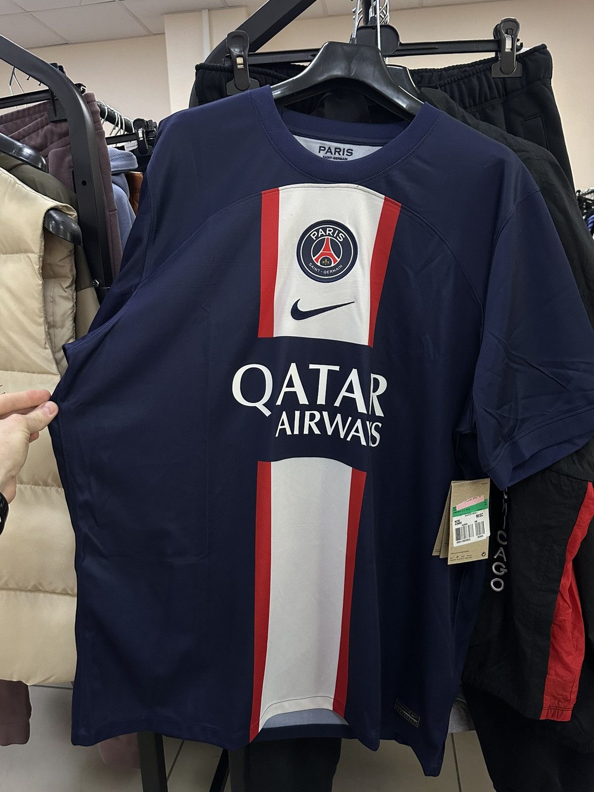 Nike Nike Paris Jordan soccer jersey PSG size XL Size US XL / EU 56 / 4 - 2 Thumbnail