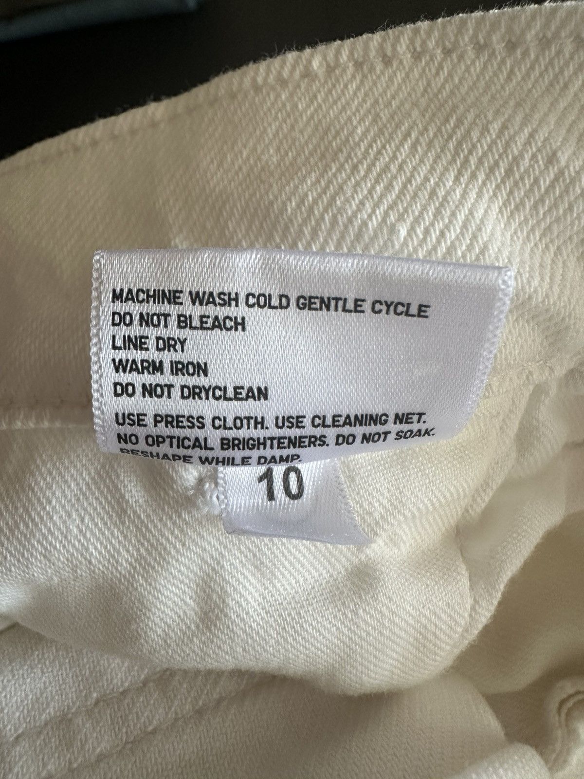 Uniqlo Uniqlo Straight Fit Jeans — White Denim (30x30) Size US 30 / EU 46 - 6 Thumbnail
