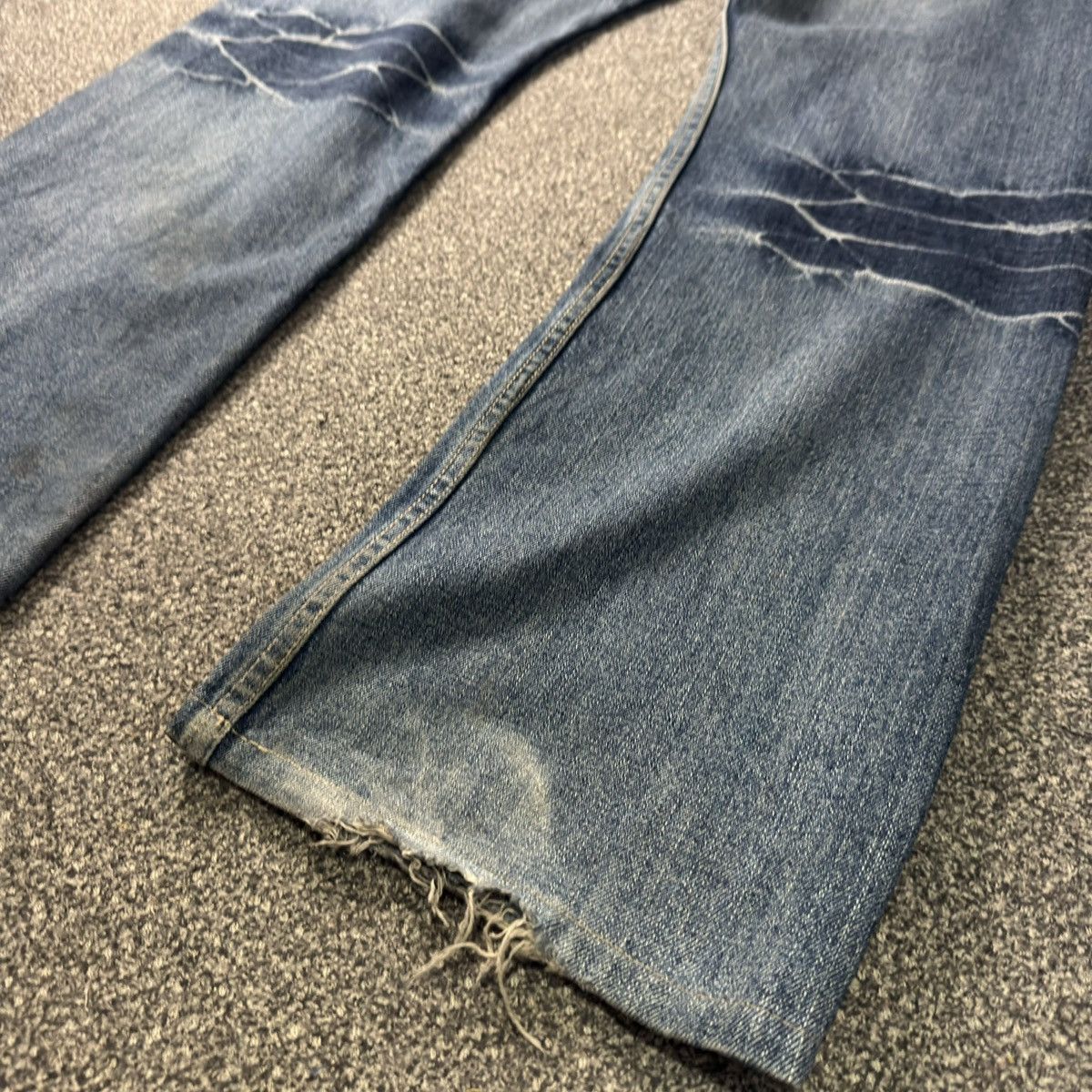 Japanese Brand Vintage 90s Japanese Studded Men Bigi Tokyo Distressed Denim Size US 35 - 13 Thumbnail