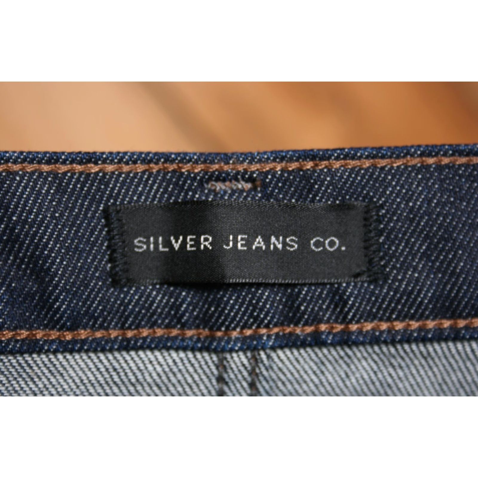 Silver Jeans Co. SILVER Jeans Blue Denim Jeans Sz. 16 L33 High Rise Wide-Leg 5-Pocket Womens Size 38" / US 16 / IT 52 - 7 Thumbnail