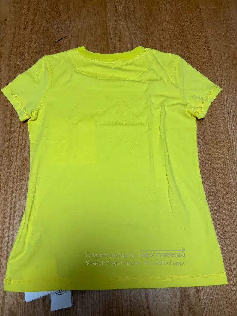 Hermes Hermes Women's short-sleeved T-shirt, bright yellow with c Size XXS / US 00 / IT 34 - 2 Thumbnail