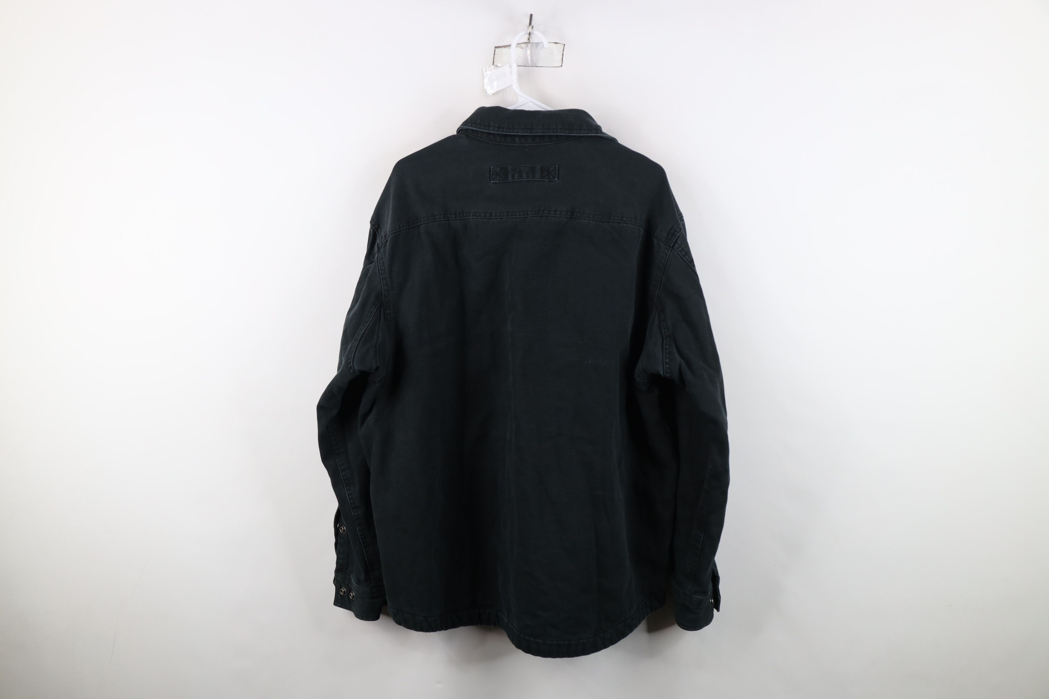 Duluth Trading Company Duluth Trading Co Fleece Lined Canvas Shirt Jacket Black Size US L / EU 52-54 / 3 - 12 Thumbnail