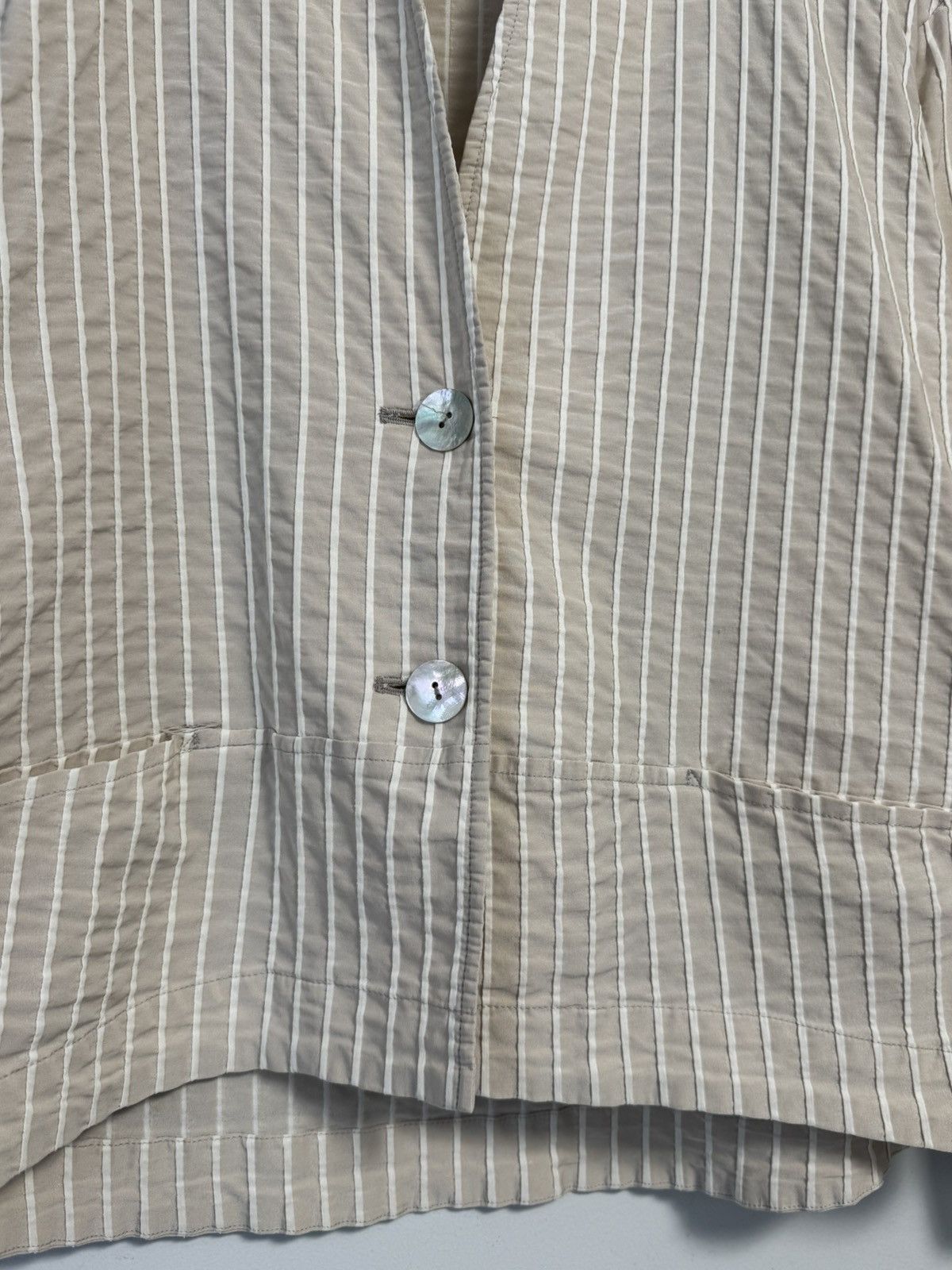 OSKA Oska Rare Oversized Striped Button Pocket Blazer Jacket Sz 1 Size M / US 6-8 / IT 42-44 - 5 Thumbnail