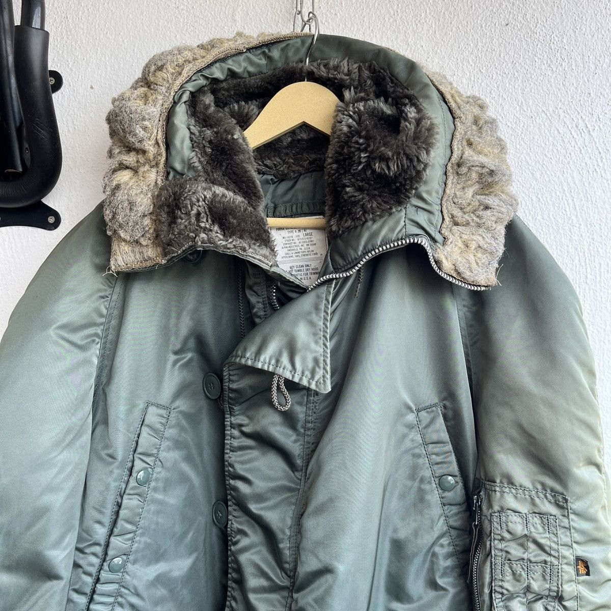 Alpha Industries × Avirex VINTAGE ALPHA INDUSTRIES AVIREX N-3B BOMBER FLIGHT JACKET Size US L / EU 52-54 / 3 - 20 Thumbnail