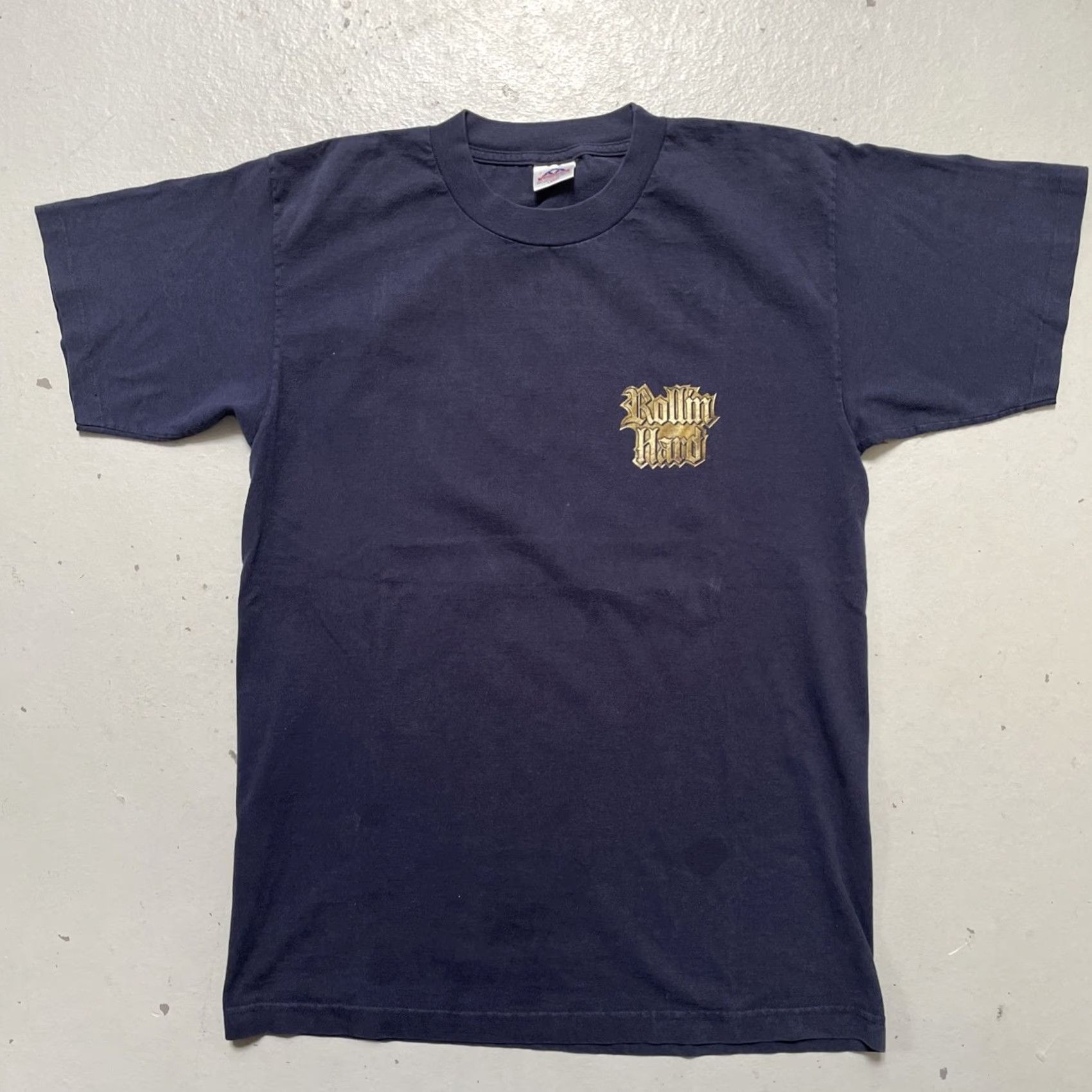 AAA VINTAGE 1990s Rollin Hard Lowrider Joker Aces Poker Impala Gangster T-Shirt L Size US L / EU 52-54 / 3 - 3 Thumbnail