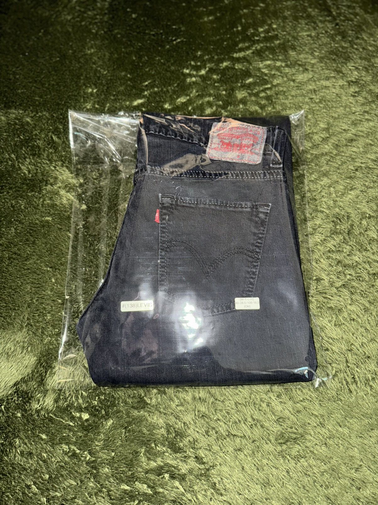 Levi's [W33/L32] Levis 511 USA Vintage Washed Denim Pants Black Size US 33 - 12 Thumbnail