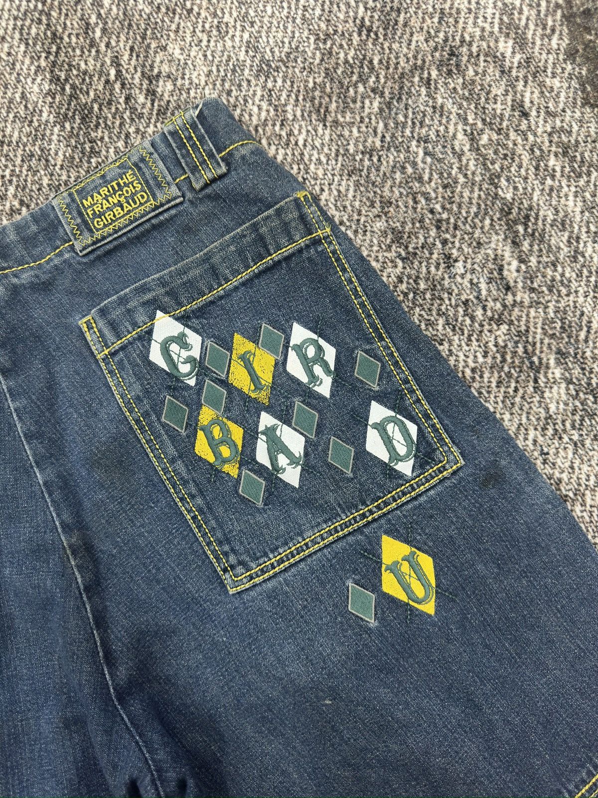 Le Grande Bleu (L.G.B.) × Marithe + Francois Girbaud Vintage 90s Marithe Francois Girbaud Baggy Shorts Size US 37 - 10 Thumbnail