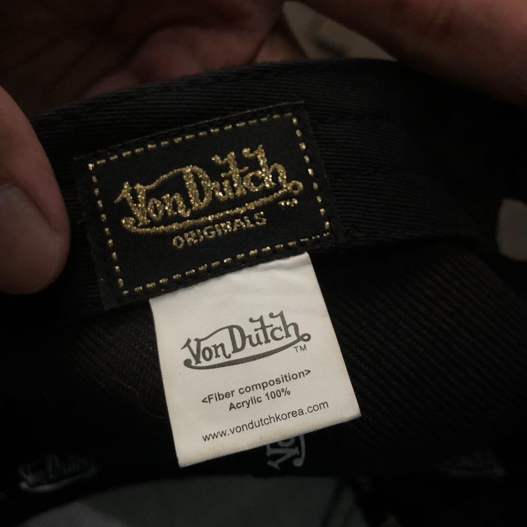 Von Dutch Vondutch Big Logo Script Embroidery Snapback Hat Size ONE SIZE - 8 Thumbnail