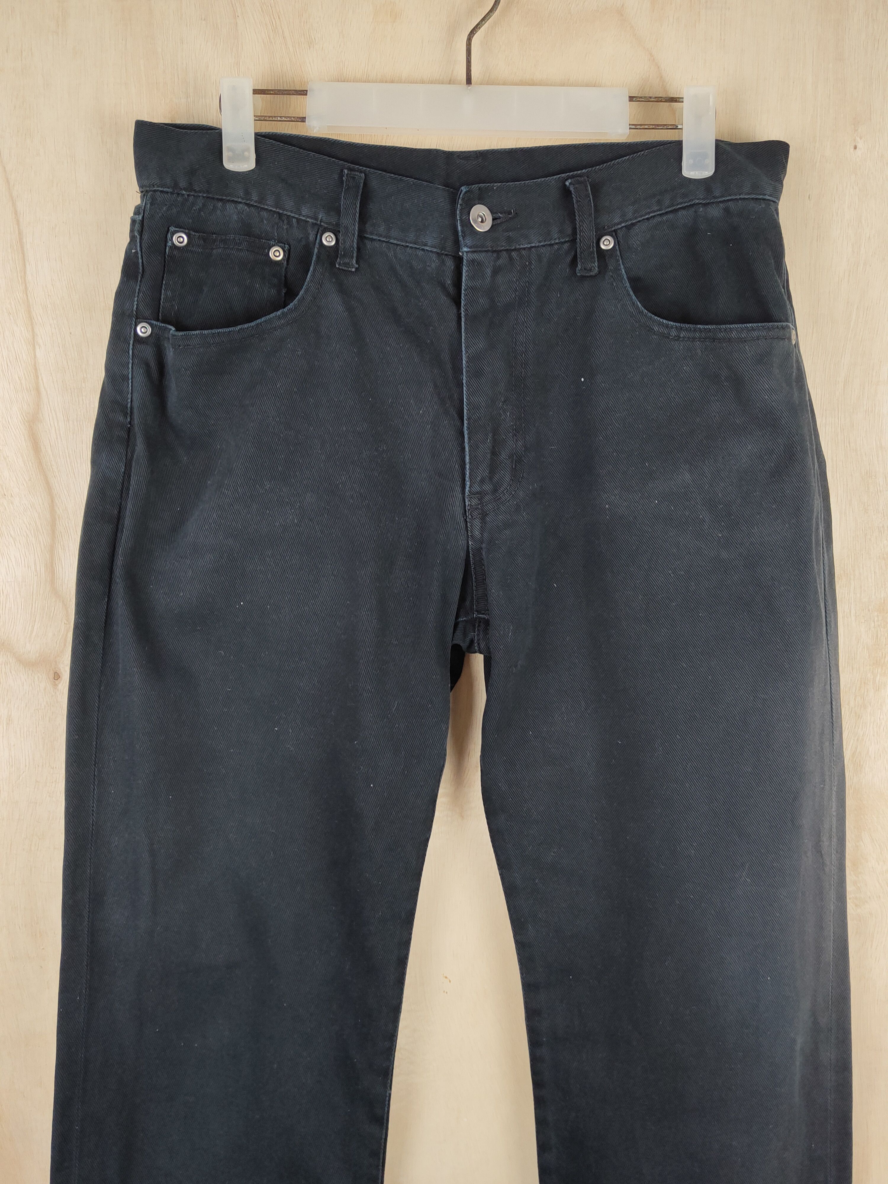 Japanese Brand Japanese Brand Black Distressed Ripped Jeans #S2489 Size US 32 / EU 48 - 2 Thumbnail