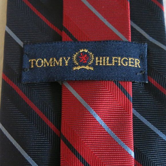 Tommy Hilfiger Tommy Hilfiger Multicolor Stripe Silk Neck Tie Size ONE SIZE - 5 Thumbnail