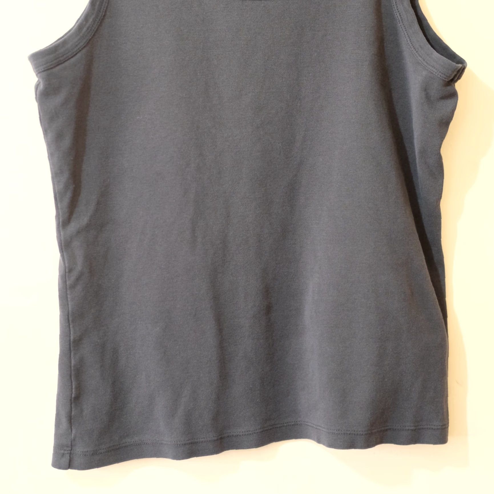 Vintage VINTAGE St Johns Bay Ribbed Tank Top Scoop Neck Stretch Black Women's S #H2-50 Size S / US 4 / IT 40 - 3 Thumbnail