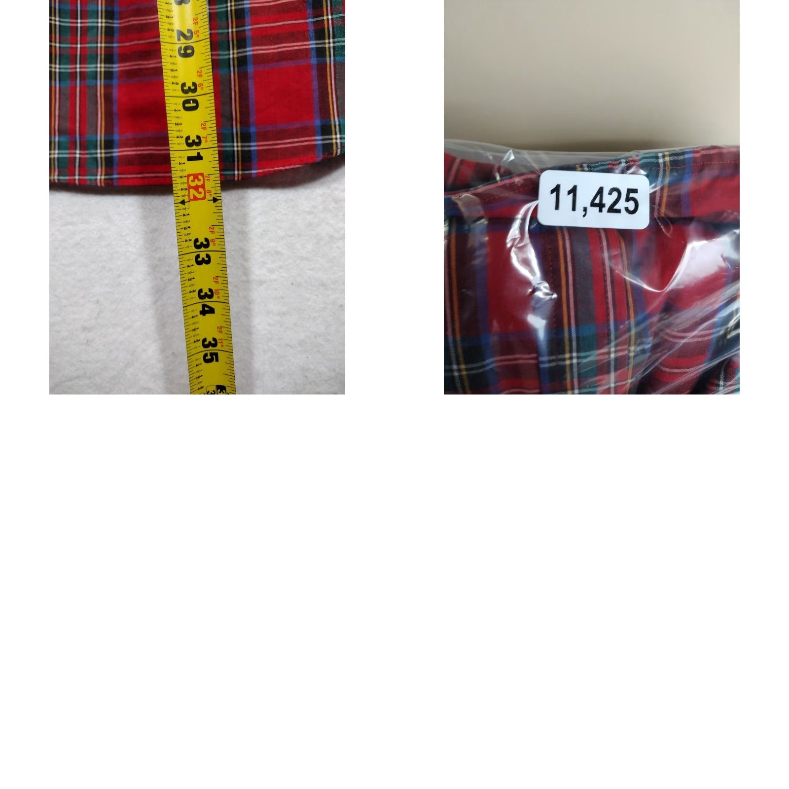 Vintage Ely Cattleman Vintage Shirt Mens Large Plaid Long Sleeve Button-Up Cotton Canvas Red Pearl Snap Up Size US L / EU 52-54 / 3 - 8 Thumbnail