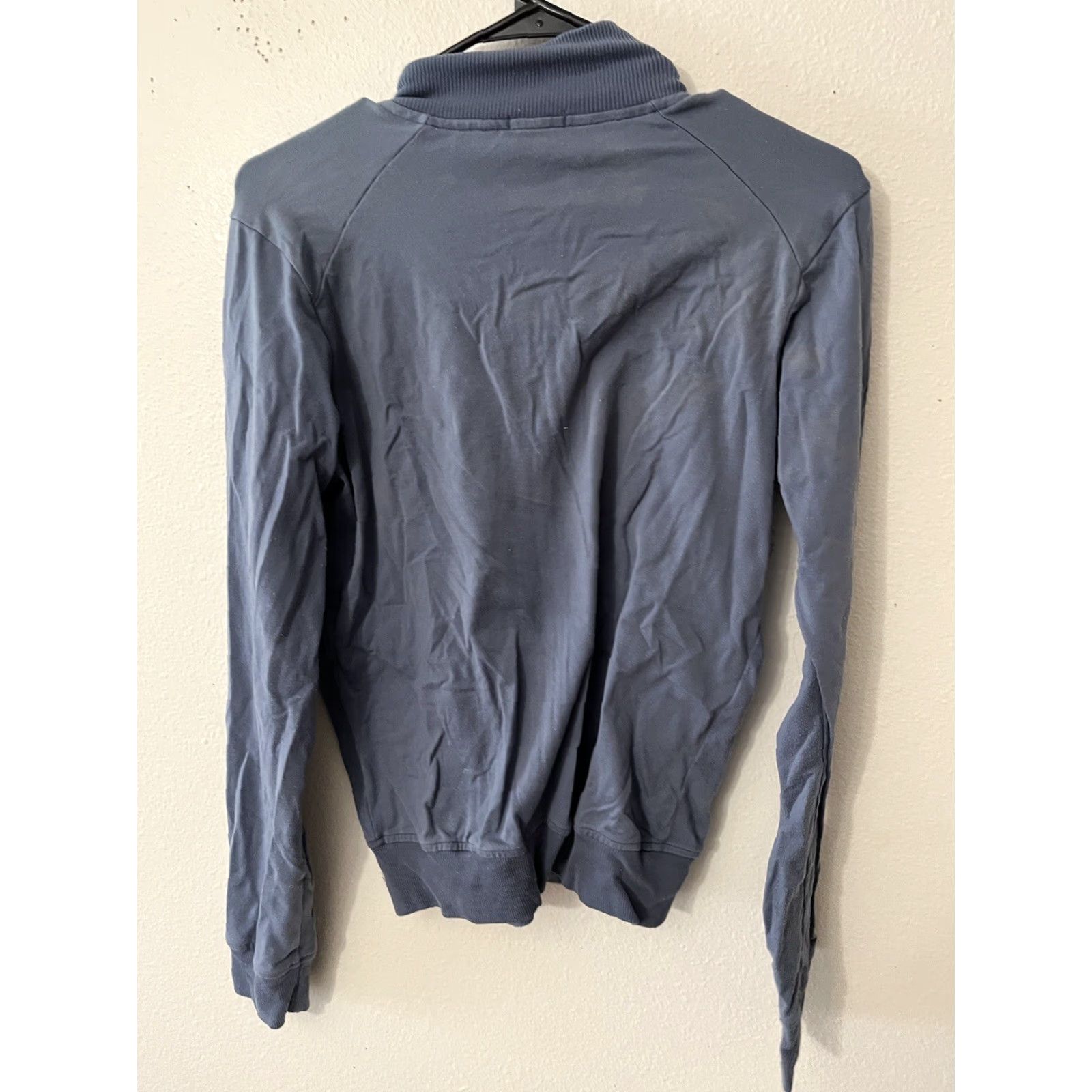 Champion Champion Sweatshirt Full Zip Nylon Pockets Adult Small Blue Men Size US S / EU 44-46 / 1 - 3 Thumbnail