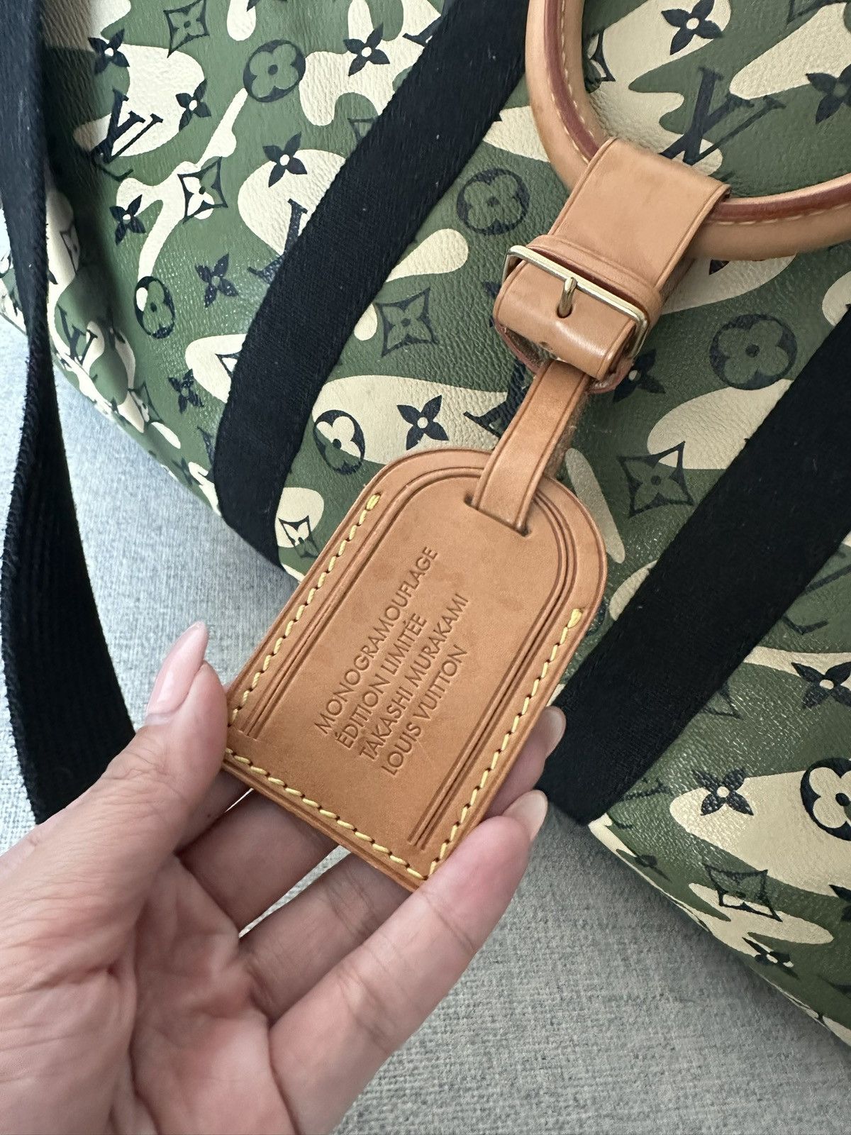Louis Vuitton × Takashi Murakami Louis Vuitton x Murakami Monogramouflage Duffle Keepall 55 Size ONE SIZE - 3 Thumbnail