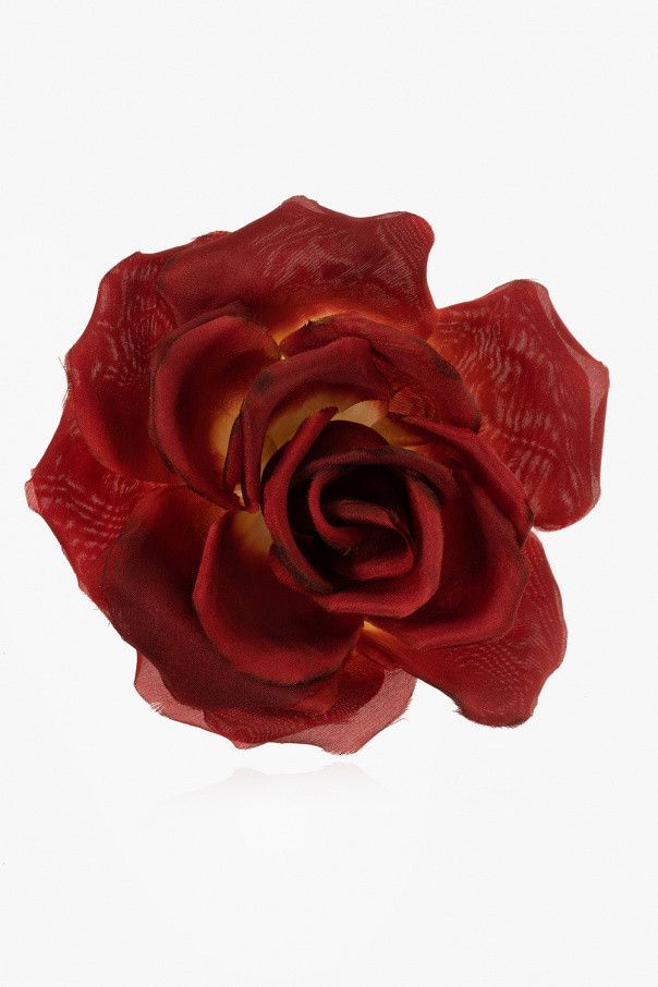 Saint Laurent Paris o1s1wg110125 Size: OS / 720418 Small Gradient Rose Brooch Size ONE SIZE - 1 Thumbnail