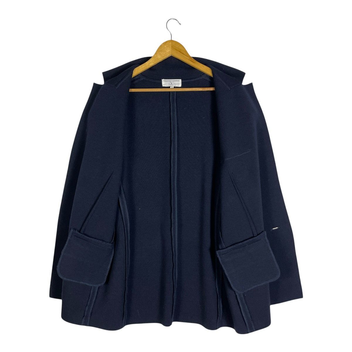 Valentino Valentino Garavani Sport Crest Emblem 100% Wool Knit Jacket Size US M / EU 48-50 / 2 - 3 Thumbnail