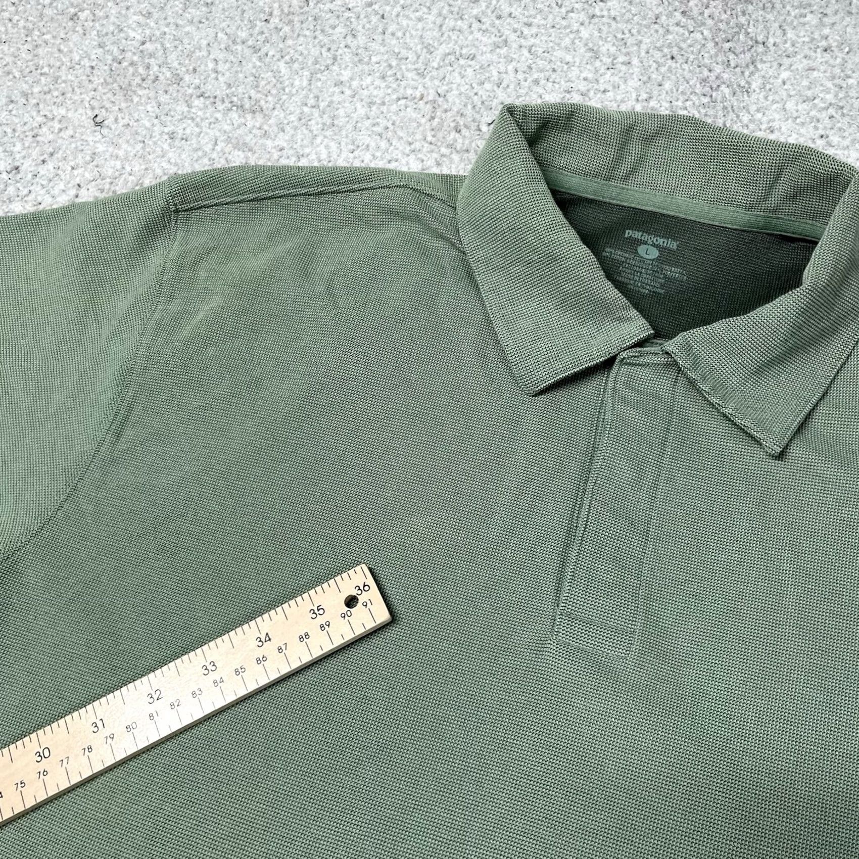 Patagonia Patagonia Polo Shirt Men L Green Snap Button Organic Cotton Short Sleeve Polo Shirt Size US L / EU 52-54 / 3 - 2 Thumbnail