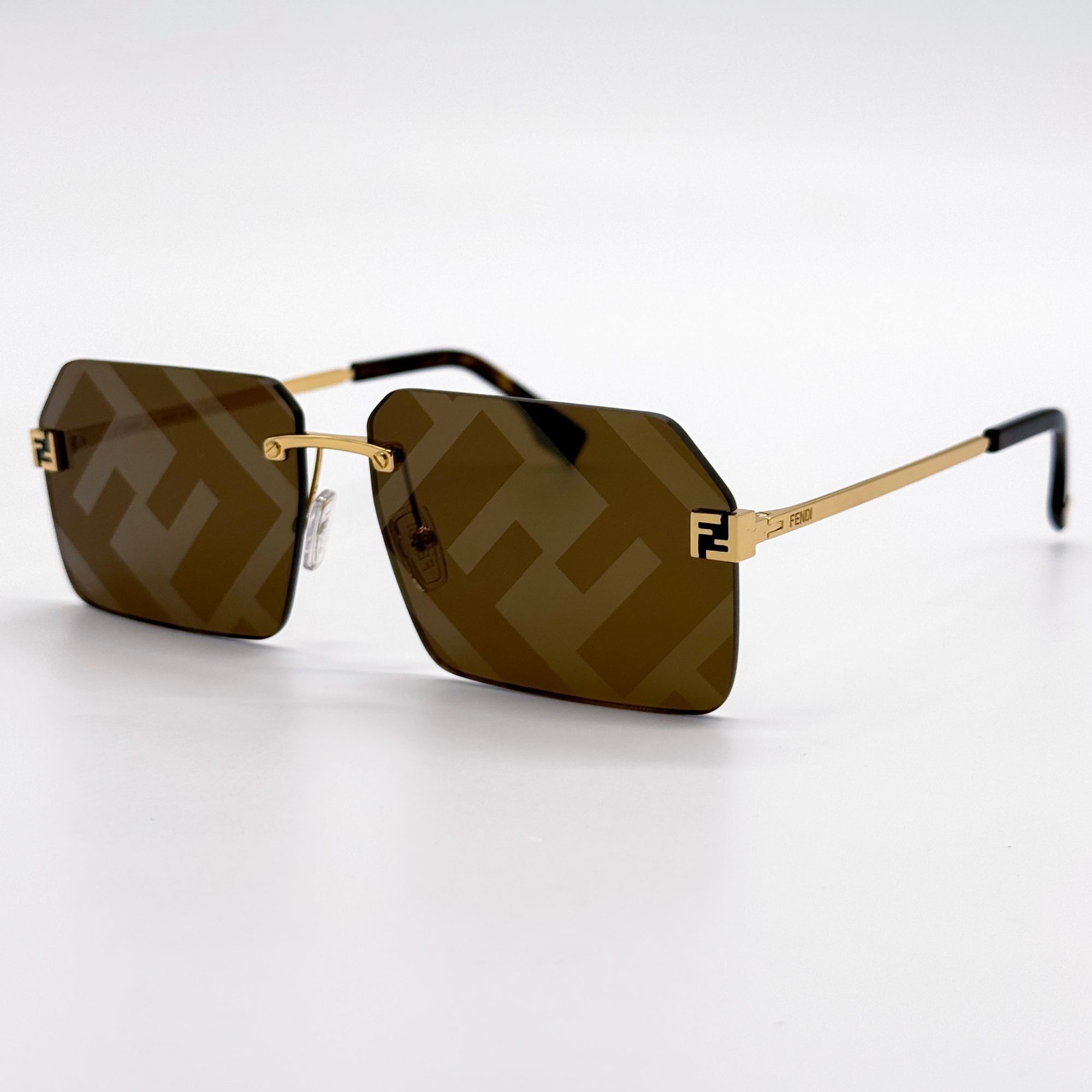 Fendi NEW FENDI SUNGLASSES FF0407/G/S GOLD PINK AVIATOR  display picture 1
