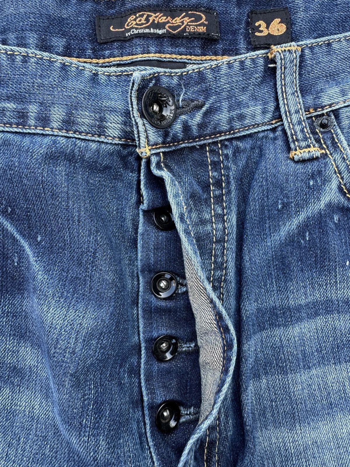 Ed Hardy Ed hardy painted jeans Size US 36 / EU 52 - 5 Thumbnail