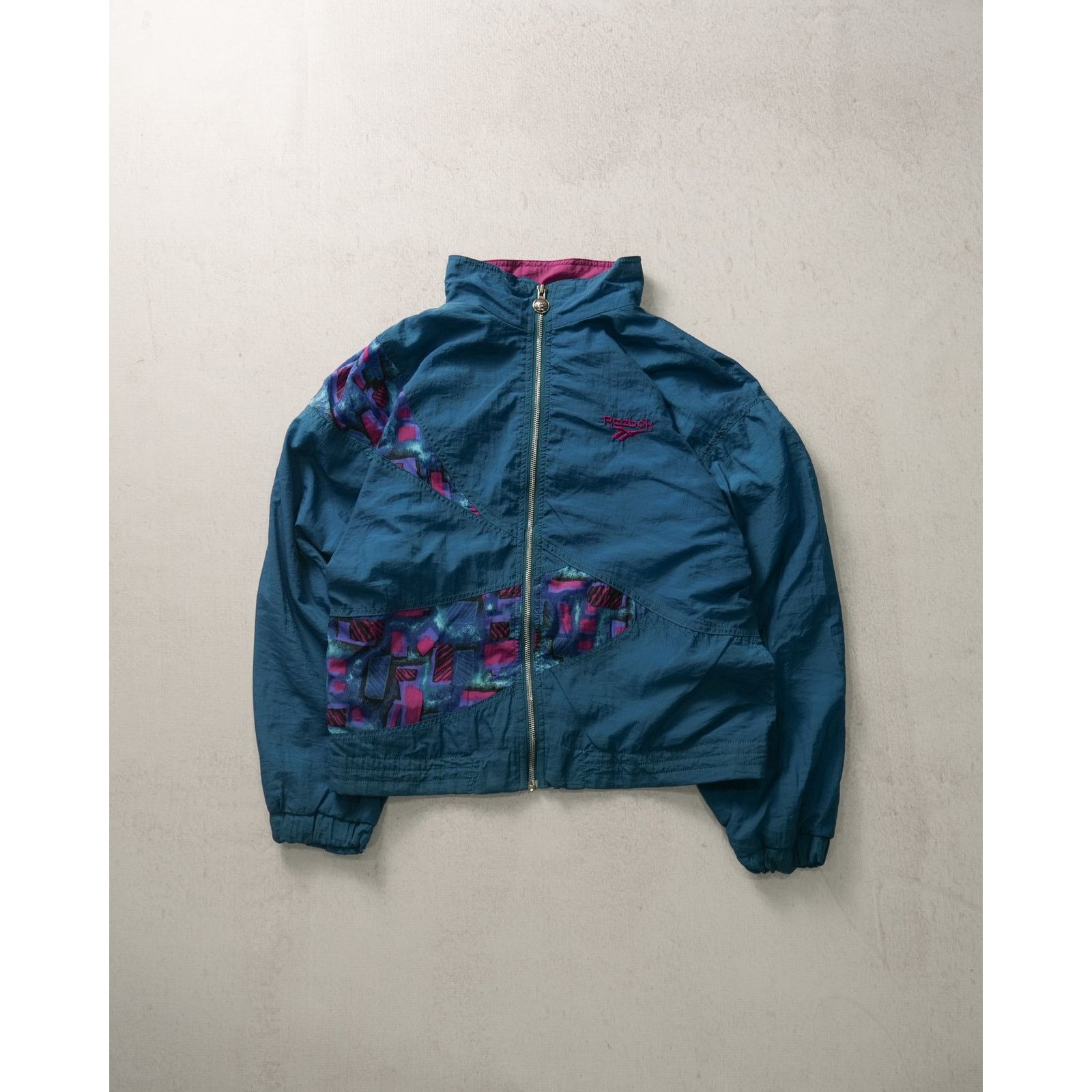 Reebok Vintage 90s Reebok Blue Jacket - Women's Small, Womenswear Size S / US 4 / IT 40 - 1 Thumbnail