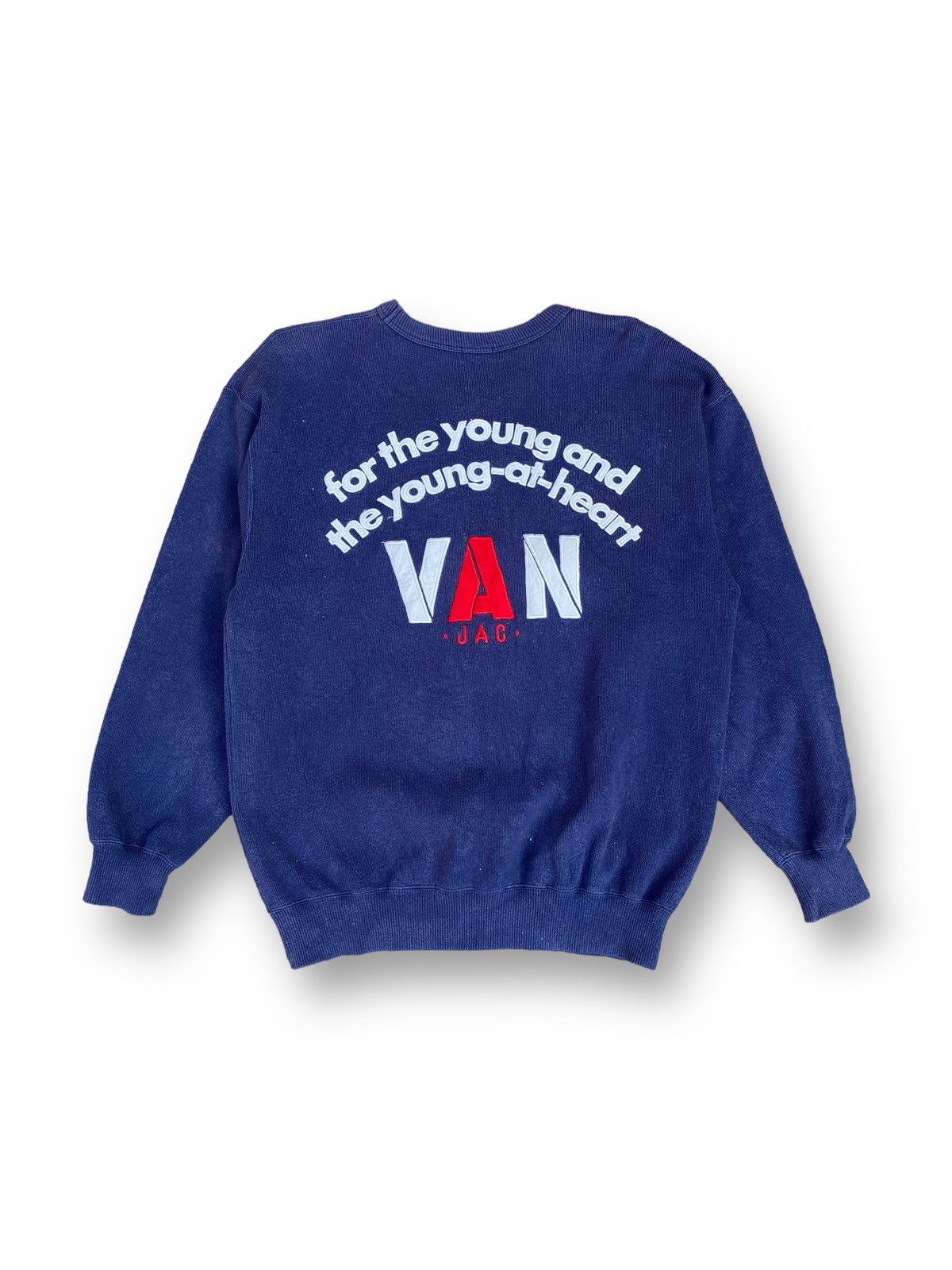 Japanese Brand × Vintage Vintage Van Jac Embroidery Spell Out Sweatshirt. #D3 Size US L / EU 52-54 / 3 - 1 Thumbnail
