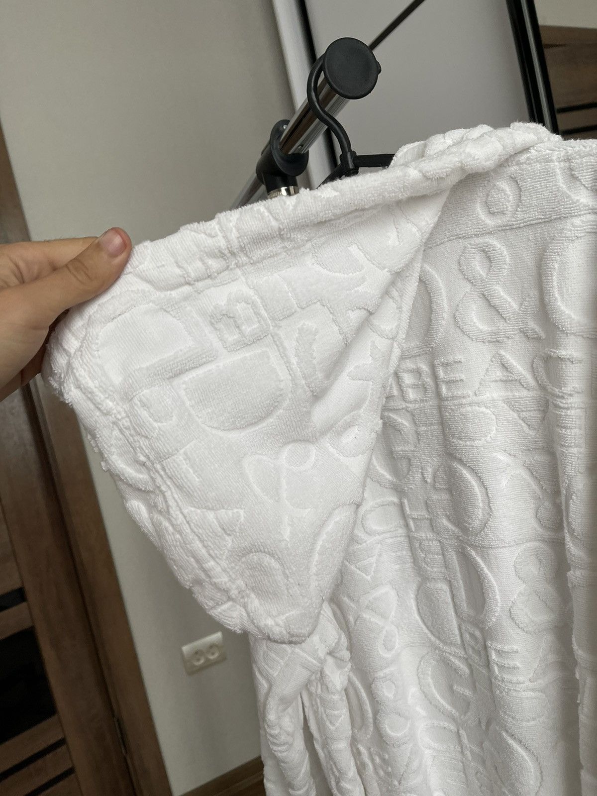 Dolce & Gabbana Dolce & Gabbana Bath Robe Hooded Jacket Multilogo D&G Size US M / EU 48-50 / 2 - 5 Thumbnail