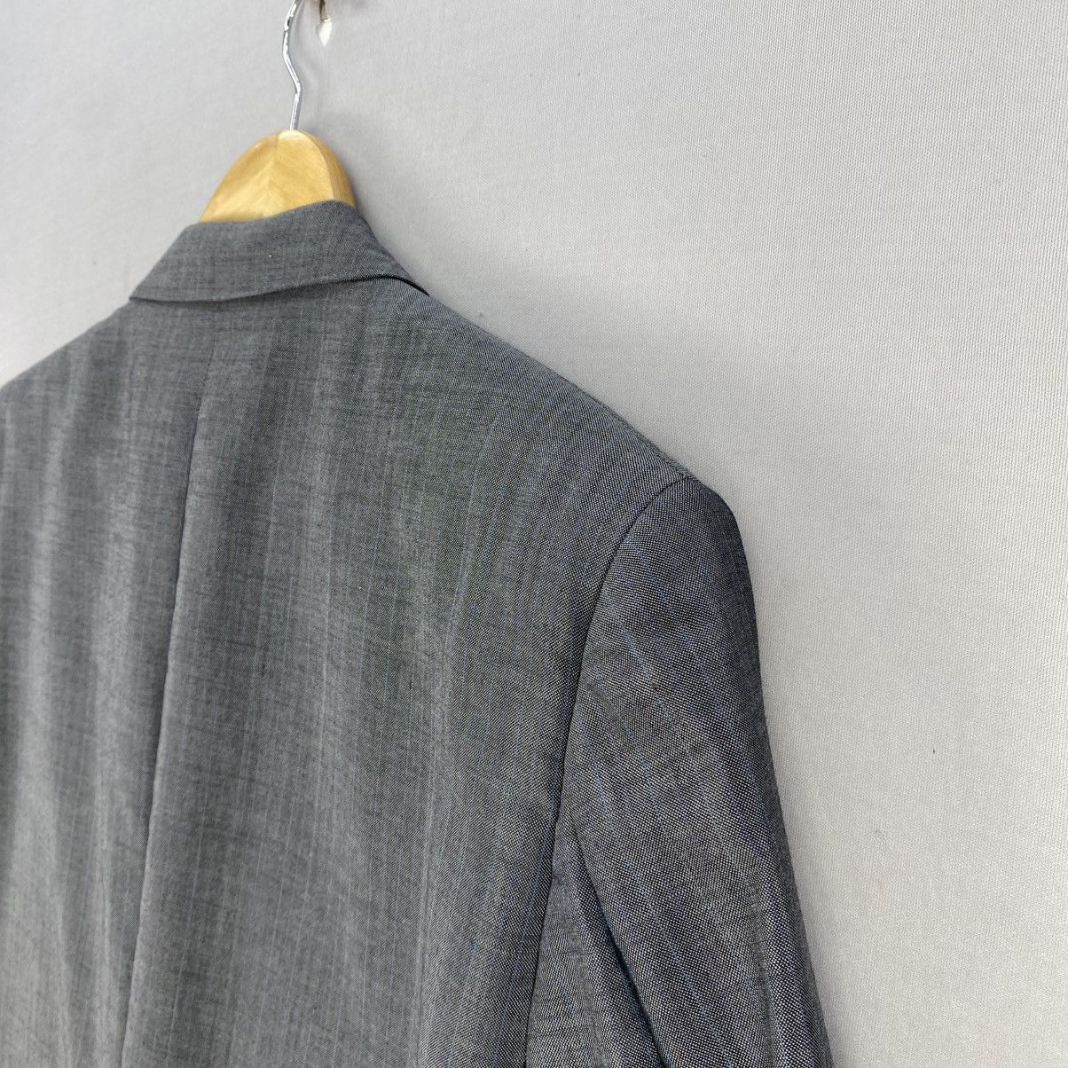 Burberry Burberry London Classic Grey Wool Blazer Jacket Size US L / EU 52-54 / 3 - 5 Thumbnail