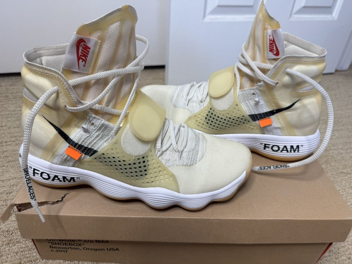 Off-White Nike React Hyperdunk 2017 Flyknit x Off White Size US 12 / EU 45 - 2 Thumbnail