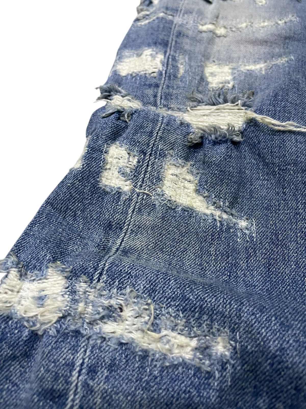 Diesel × Diesel Black Gold Diesel Black Gold Stacked Distressed Heavy Stitched Jeans Size US 34 / EU 50 - 7 Thumbnail