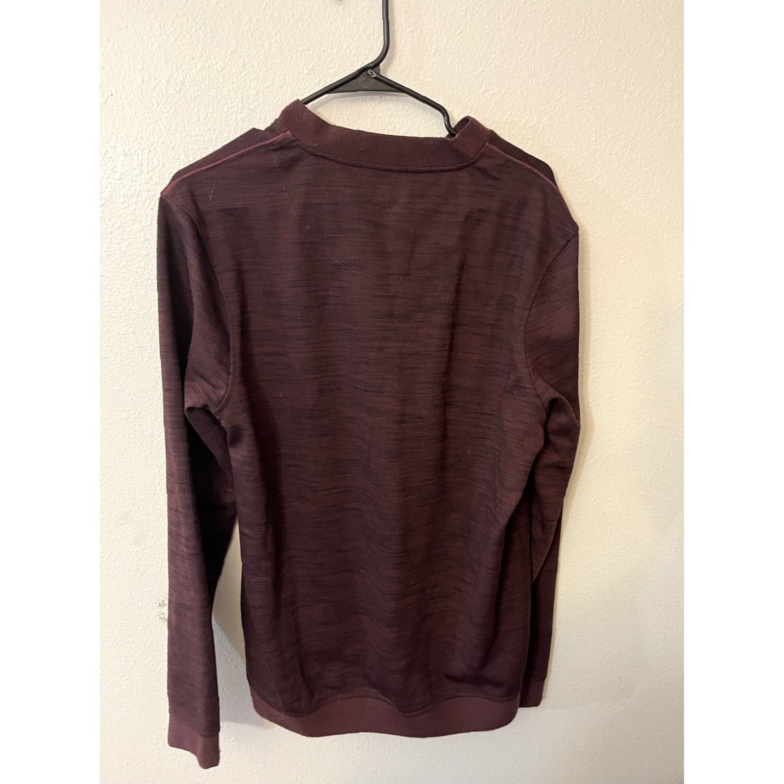 Vince Camuto Vince Camuto Sweater Mens L Red 1/4 Zip Pullover Stretch Golf Knit Zipper Size US L / EU 52-54 / 3 - 2 Thumbnail