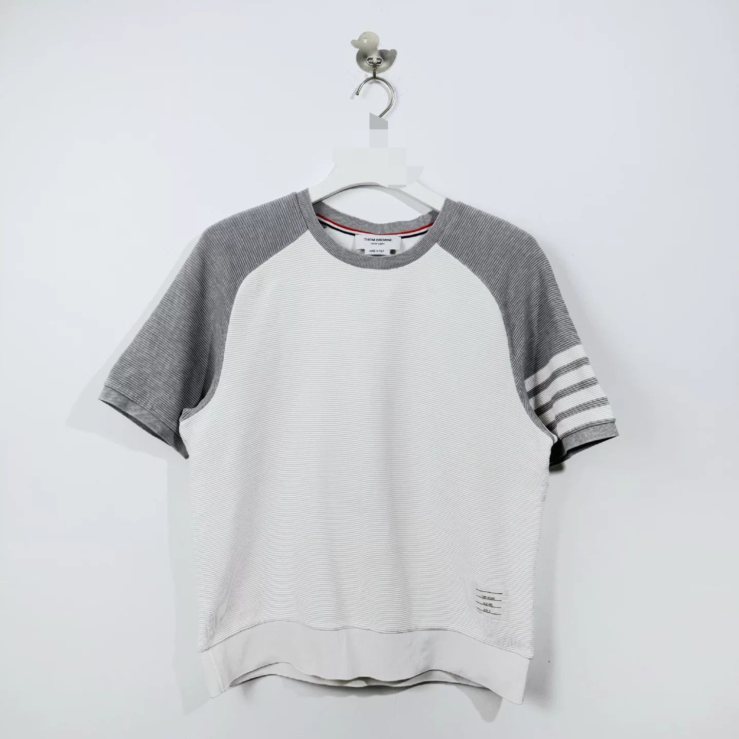 Thom Browne THOM BROWNE Waffle Stripe Short Sleeve Size US M / EU 48-50 / 2 - 1 Thumbnail