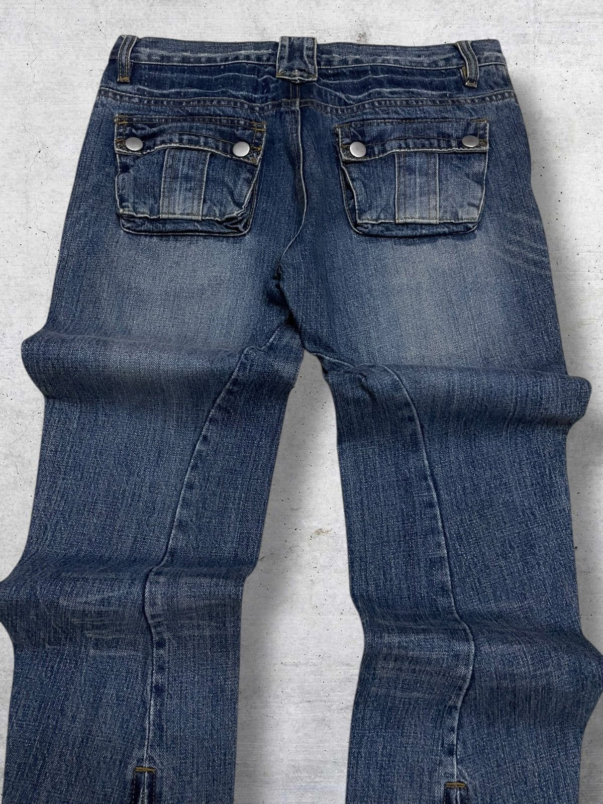 Japanese Brand VINTAGE BIT BLUE JAPAN DESIGNER 90S PUNK BIKERS OG DENIM Size US 29 - 11 Thumbnail
