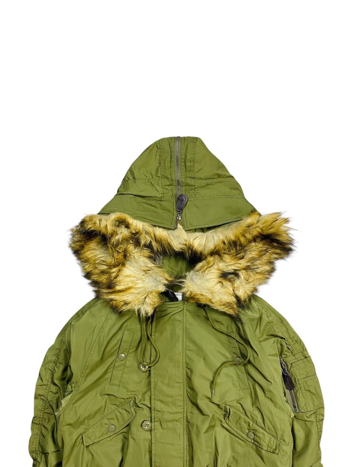 GOA 2000s Moussy - Apocalypse Style Fur Hoodie Bomber Jacket Size US M / EU 48-50 / 2 - 7 Thumbnail