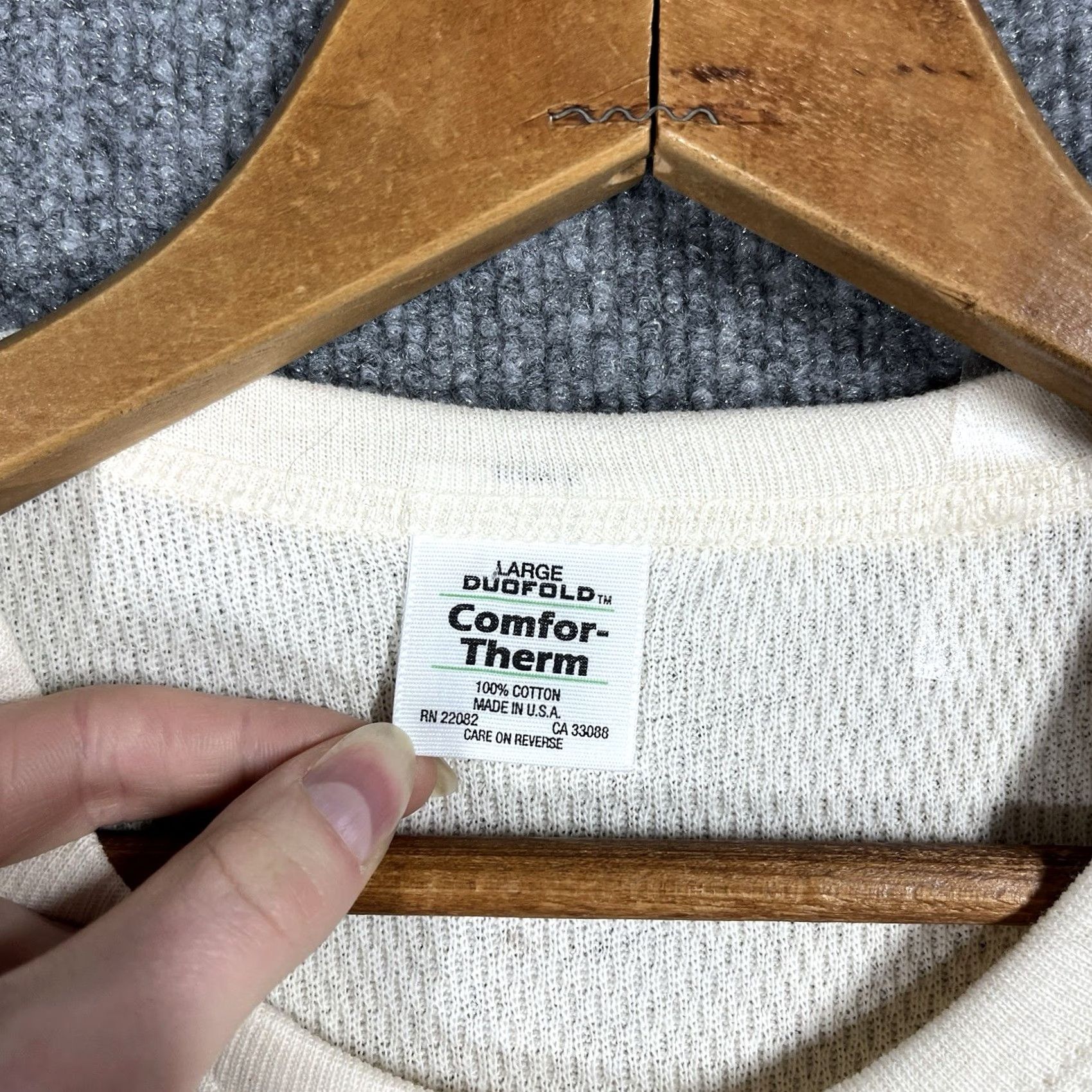Vintage VINTAGE Duofold Thermal T Shirt Mens Large White Cotton USA NEW Size US L / EU 52-54 / 3 - 5 Thumbnail