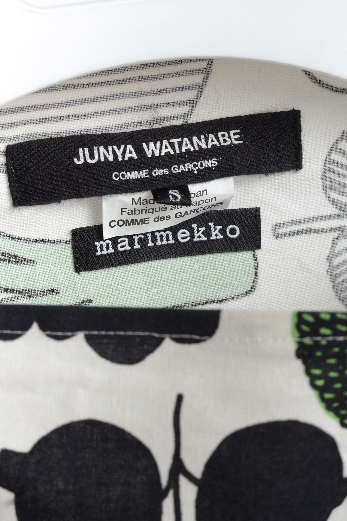 Junya Watanabe × Marimekko Junya Watanabe x Marimekko 2017 B&W Veggie Print Tunic Size S / US 4 / IT 40 - 4 Thumbnail