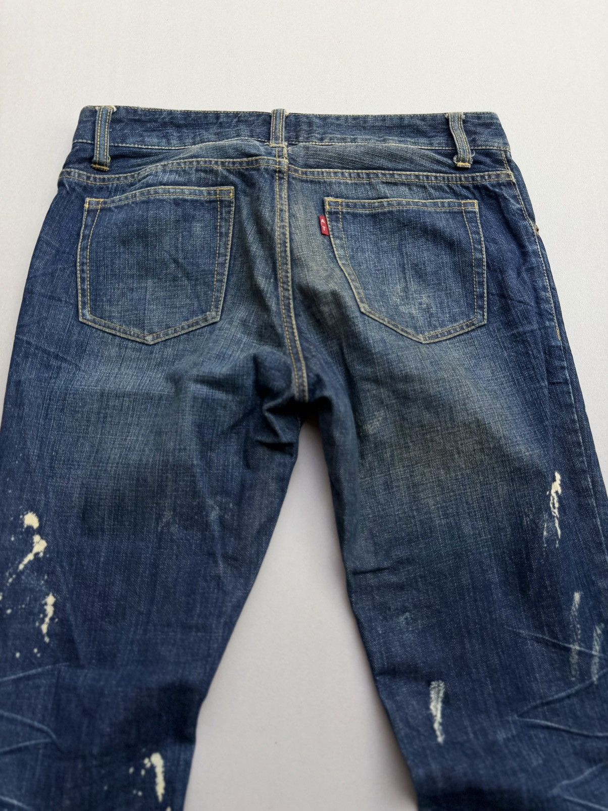 Japanese Brand ATSURO TAYAMA lace up flare jeans Size US 28 / EU 44 - 6 Thumbnail