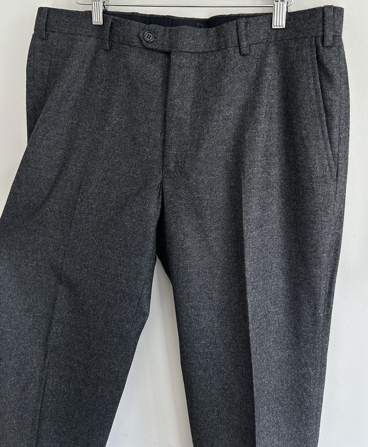 Pleated Armani Collezioni Pants Armani Collezioni Men's Dark Grey