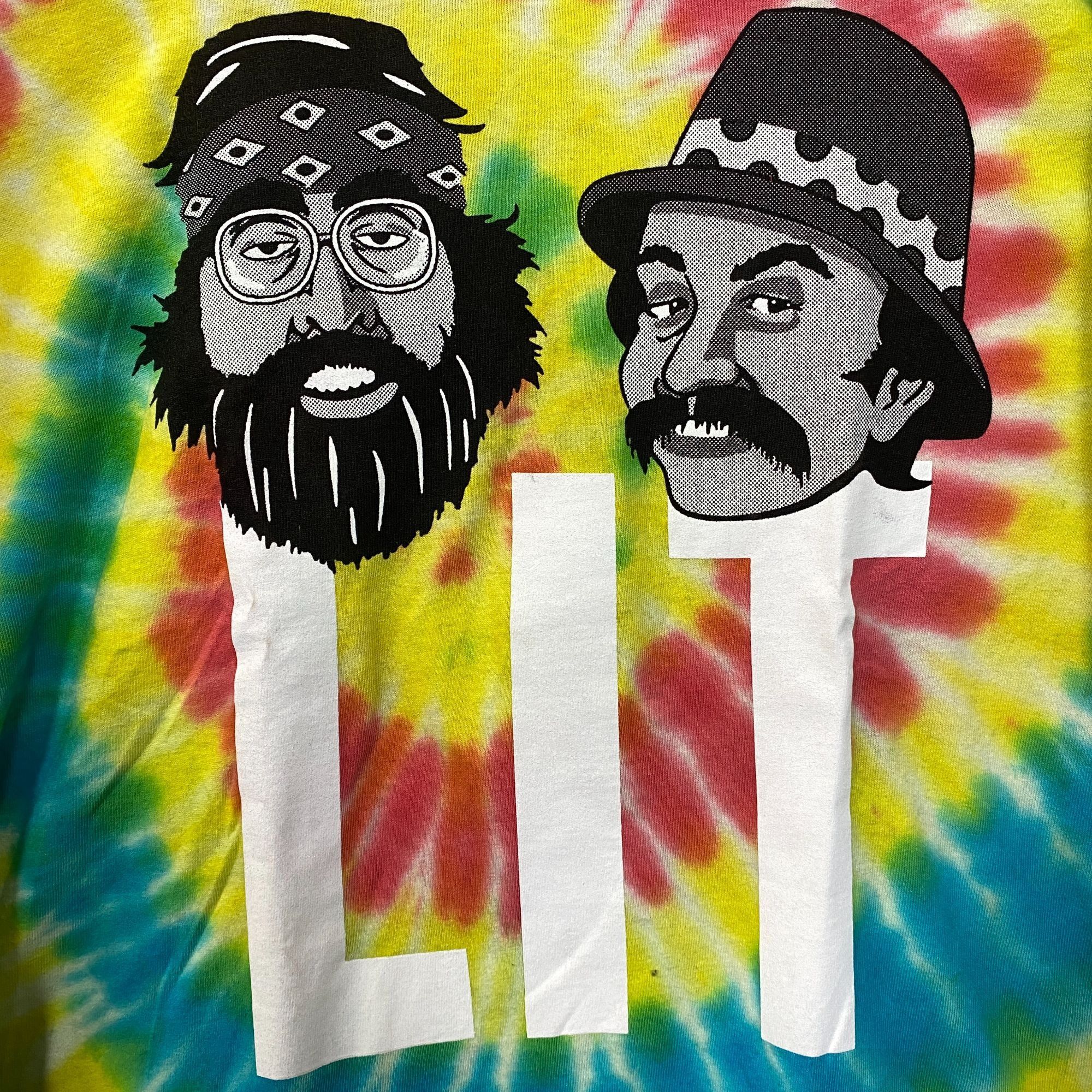 Other Cheech and Chong LIT Tie Dye Long Sleeve T-Shirt Medium Size US M / EU 48-50 / 2 - 2 Thumbnail