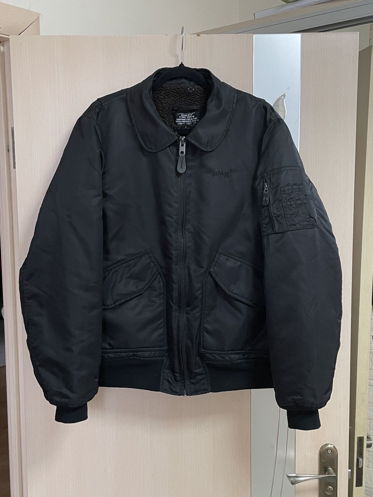 Schott Vintage Schott Bomber CWU-R Jacket Black Size L Size US L / EU 52-54 / 3 - 5 Thumbnail